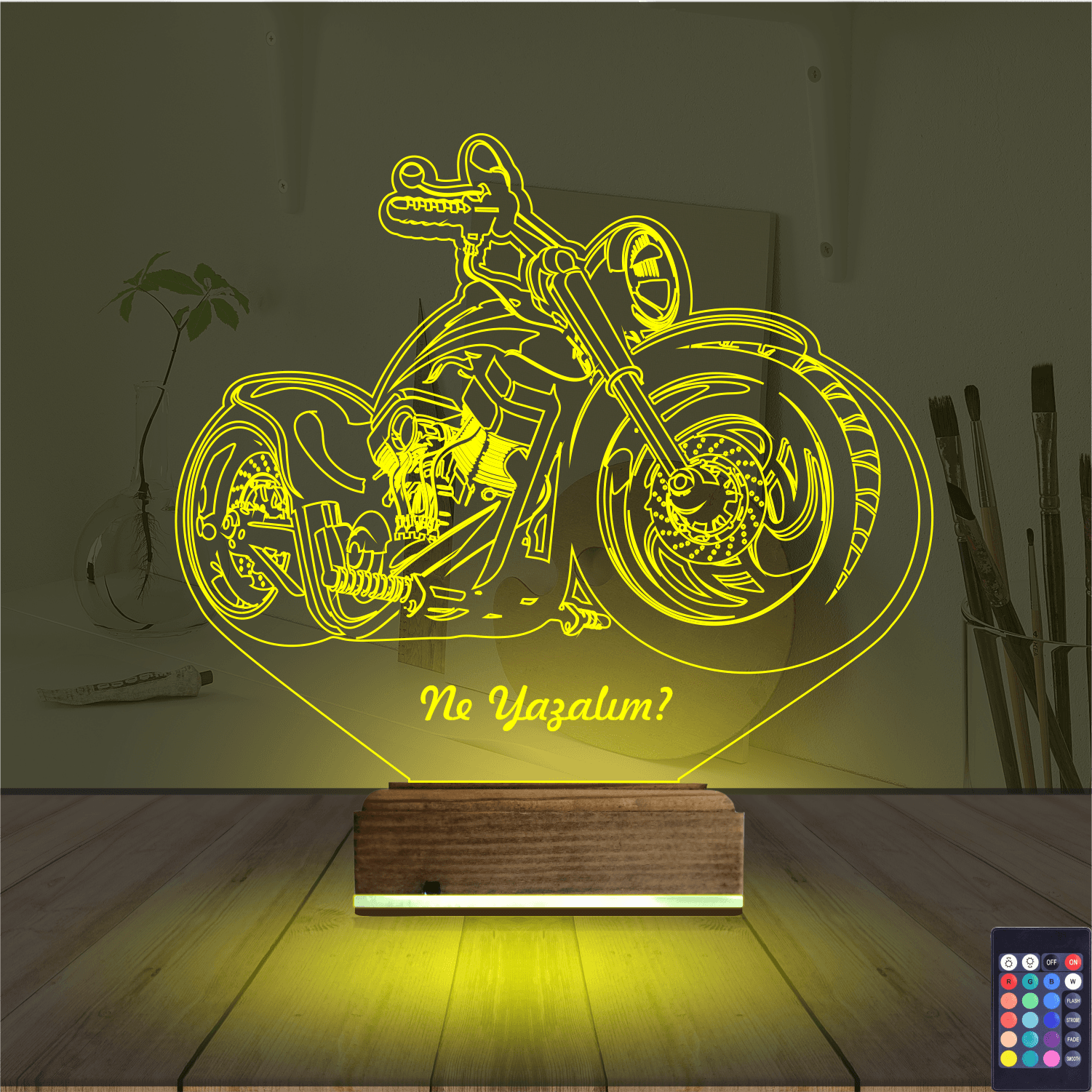 Мотоцикл — 3D LED Ночник | Подарок мужчине 5