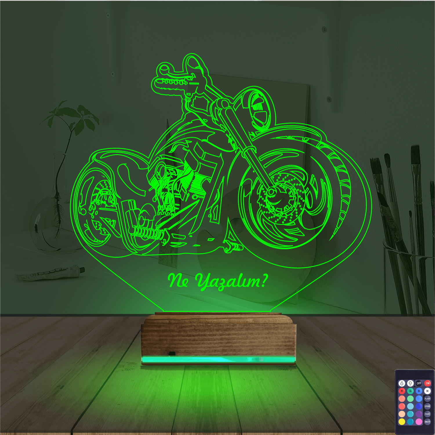 Мотоцикл — 3D LED Ночник | Подарок мужчине 6