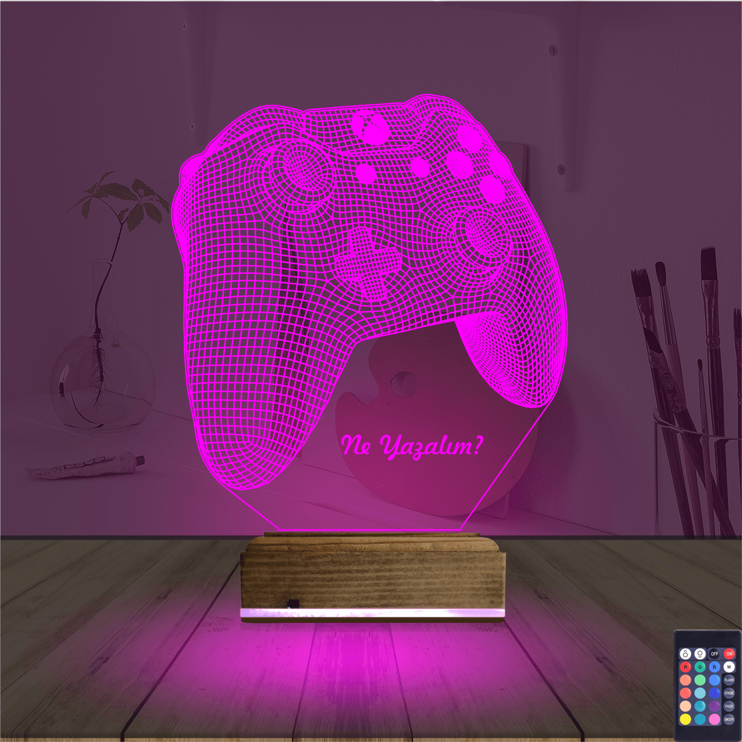 Игровой контроллер — 3D LED Ночник | Подарок геймеру 4