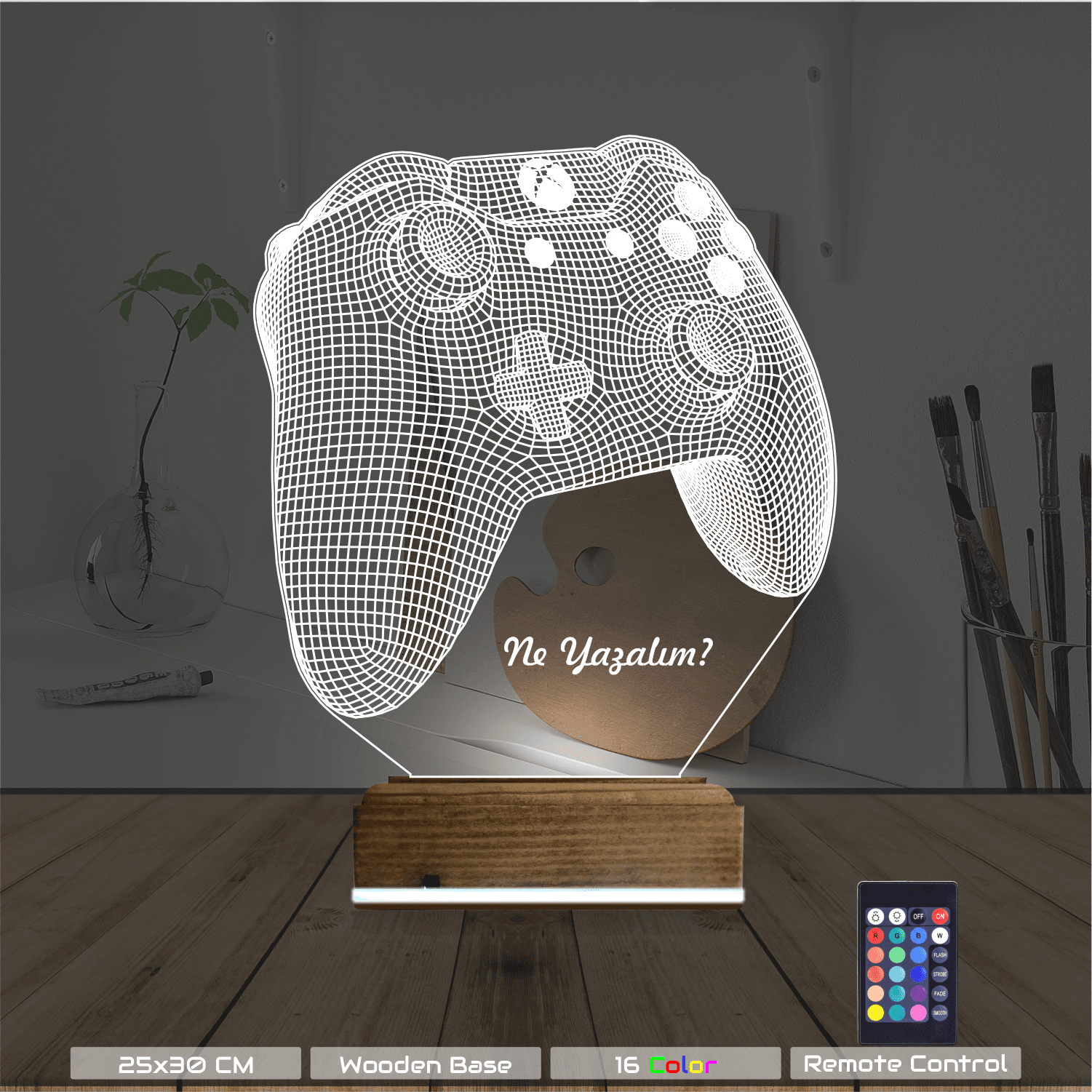 Игровой контроллер — 3D LED Ночник | Подарок геймеру 8