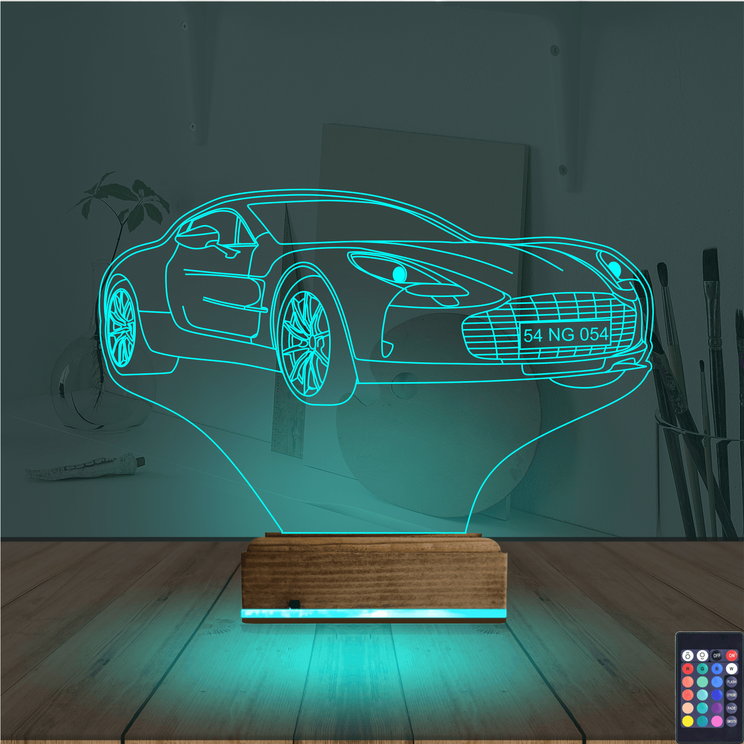 Aston Martin 3D Ночник 3