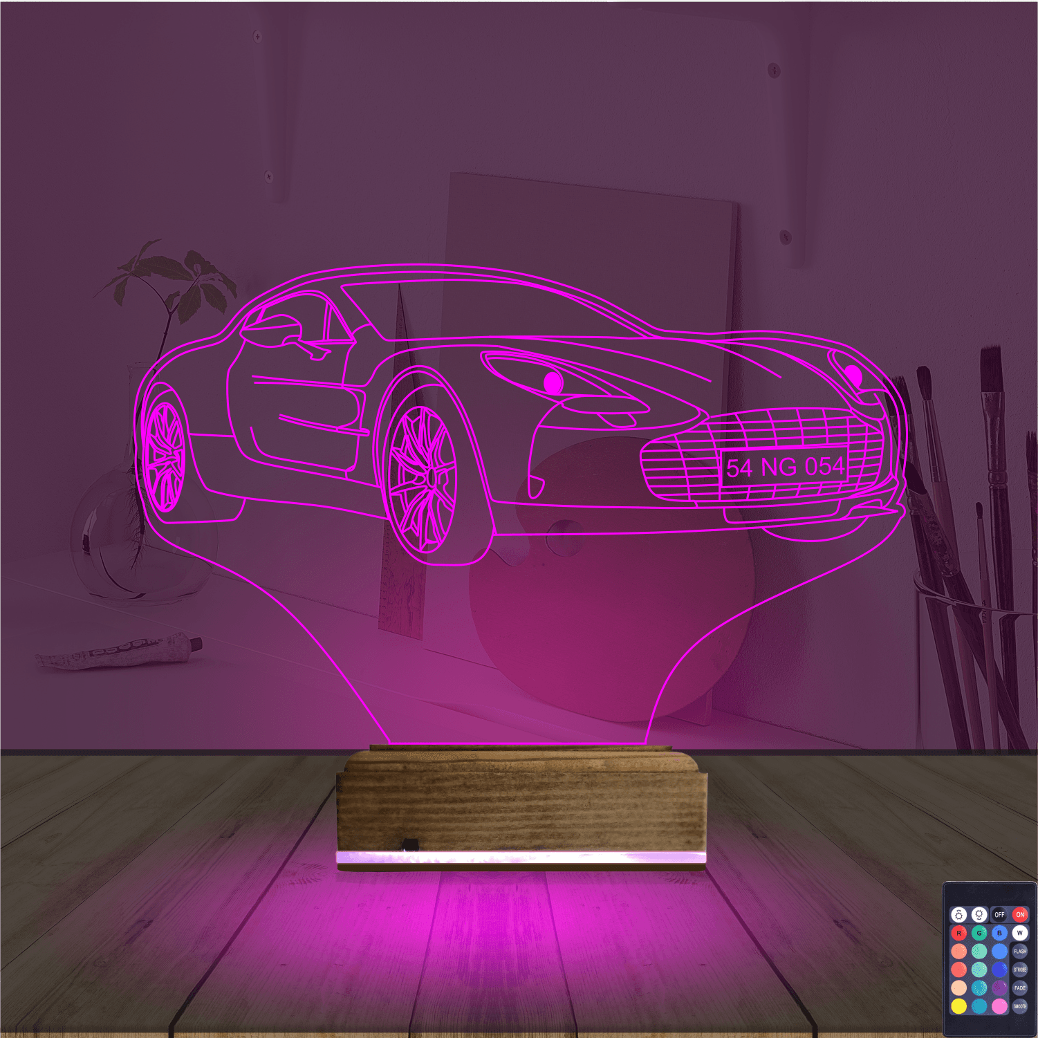 Aston Martin 3D Ночник 4