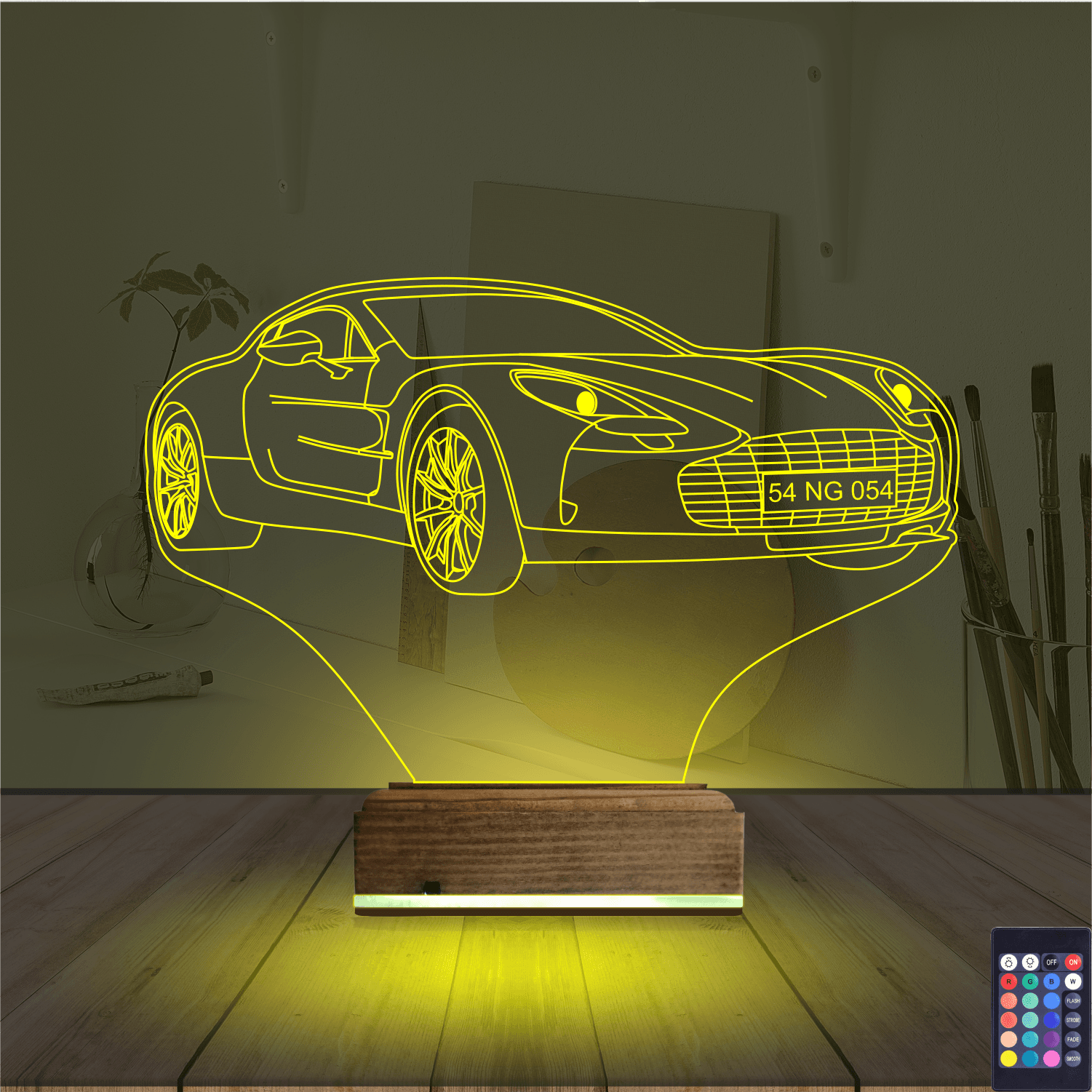 Aston Martin 3D Ночник 5