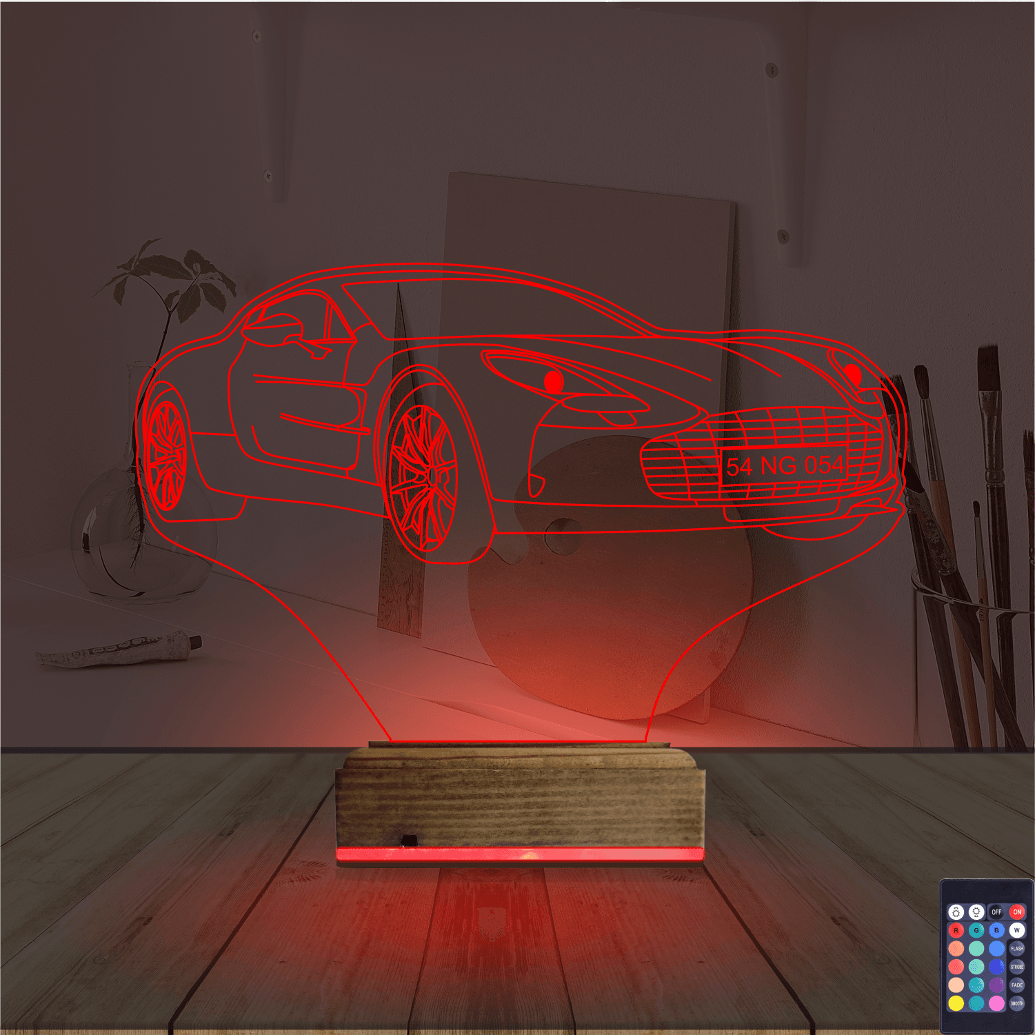 Aston Martin 3D Ночник 7