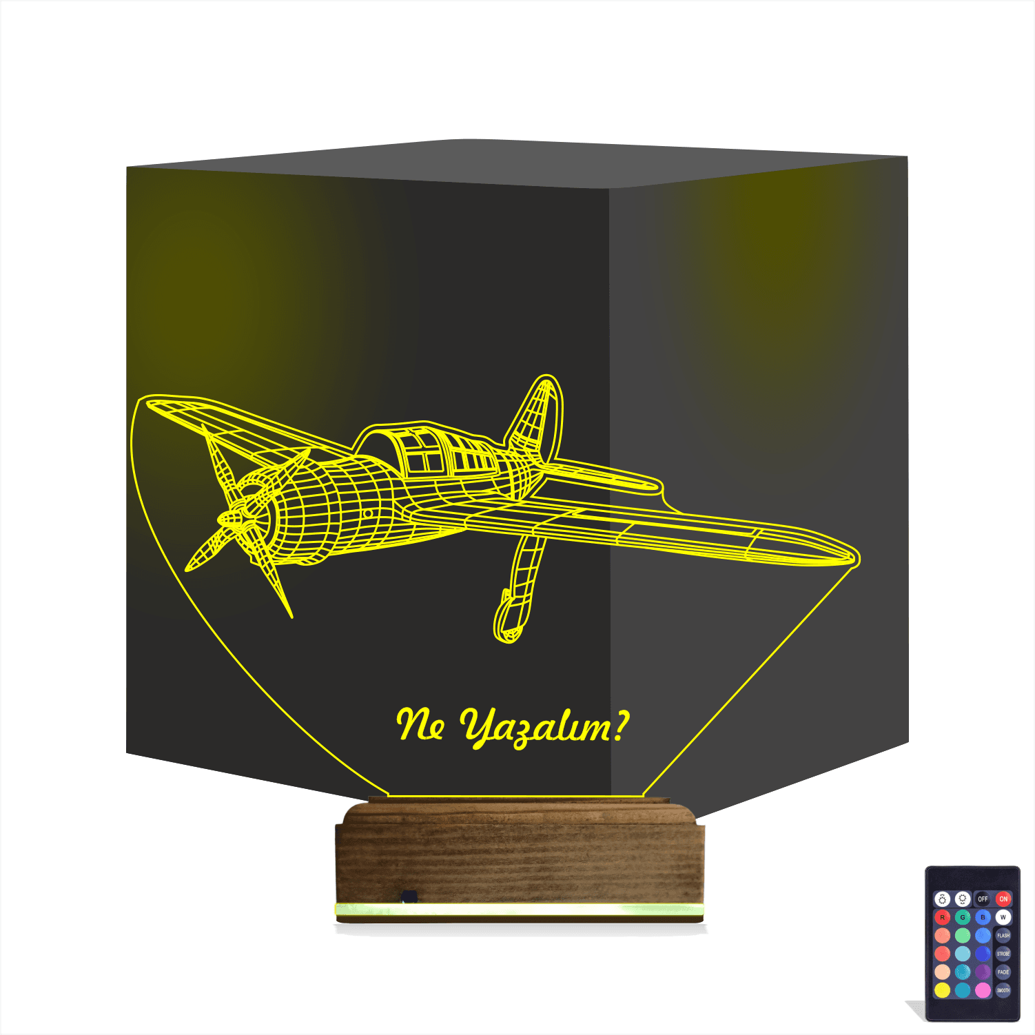 Самолёт — 3D LED Ночник | Подарок мужчине и пилоту 1