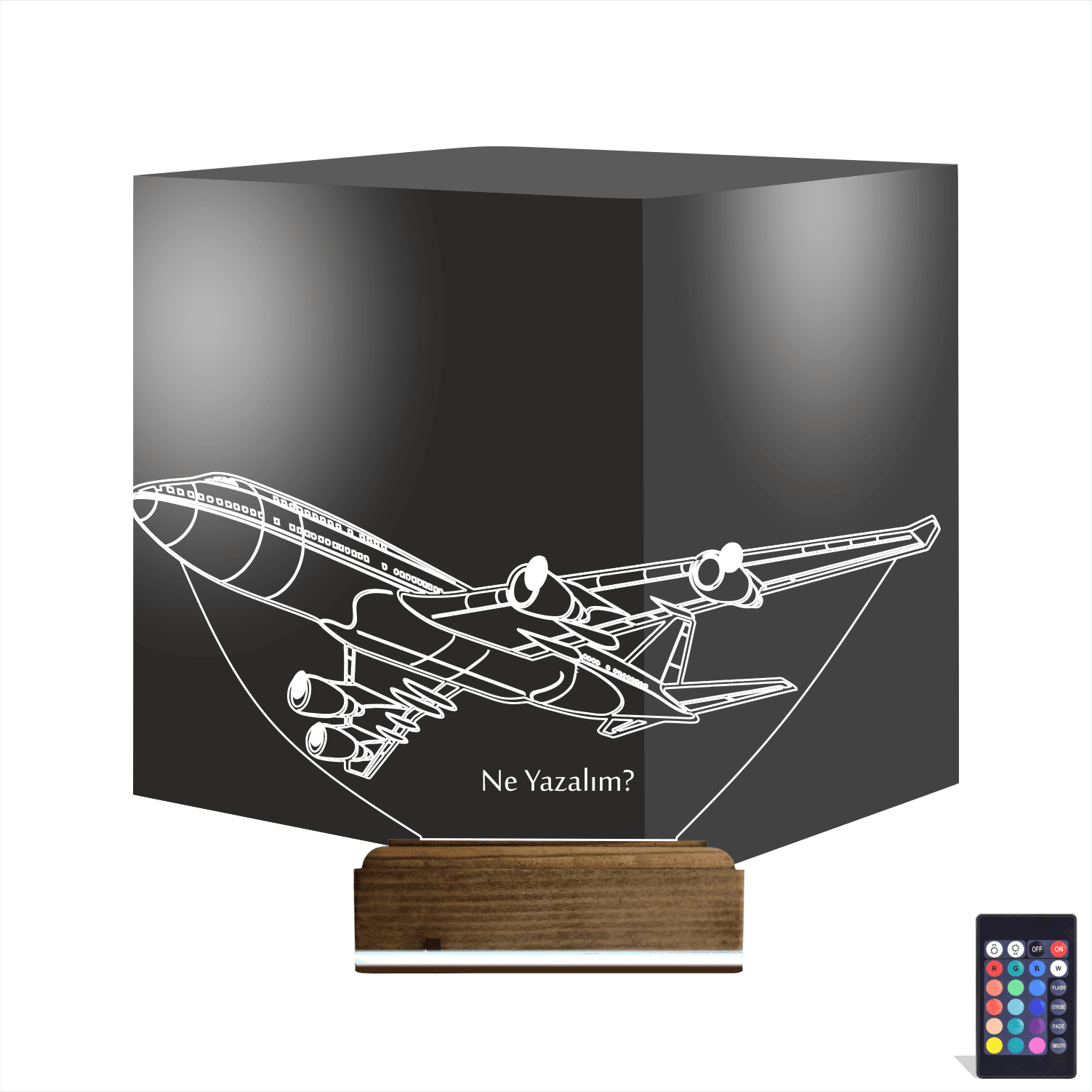 Самолет — 3D LED Ночник | Подарок любителю авиации 1