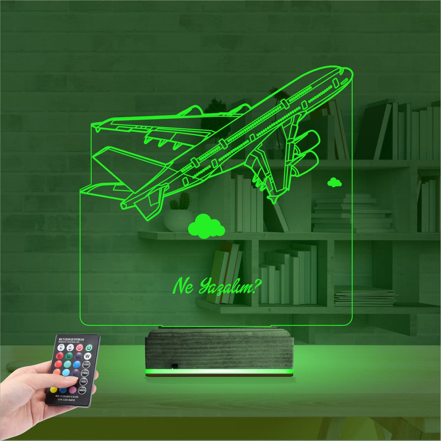 Самолет — 3D LED Ночник | Подарок путешественнику 6