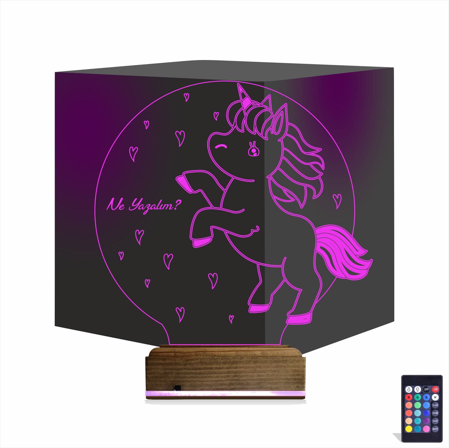 Единорог — 3D LED Ночник | Подарок ребёнку 1