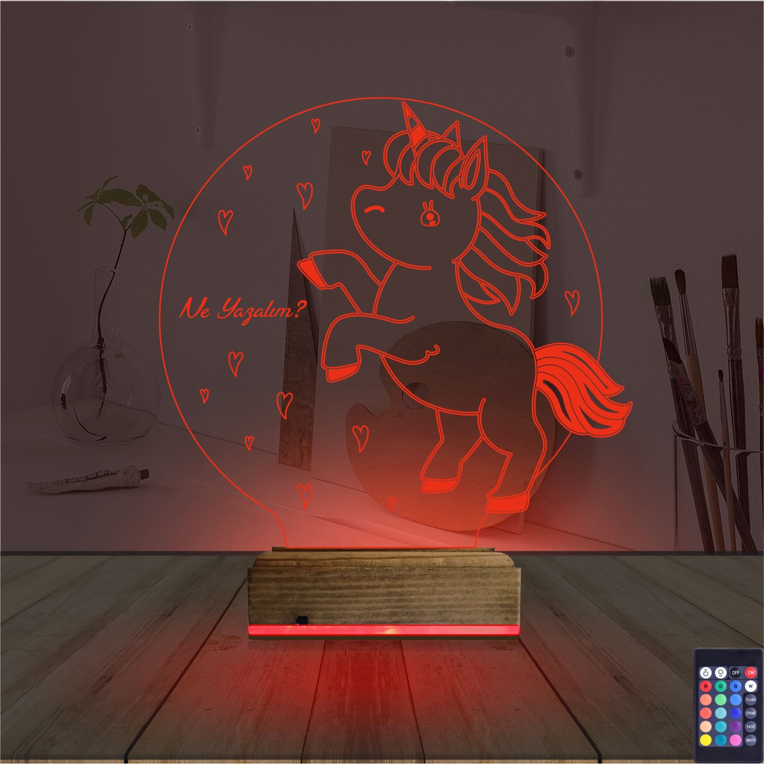 Единорог — 3D LED Ночник | Подарок ребёнку 7