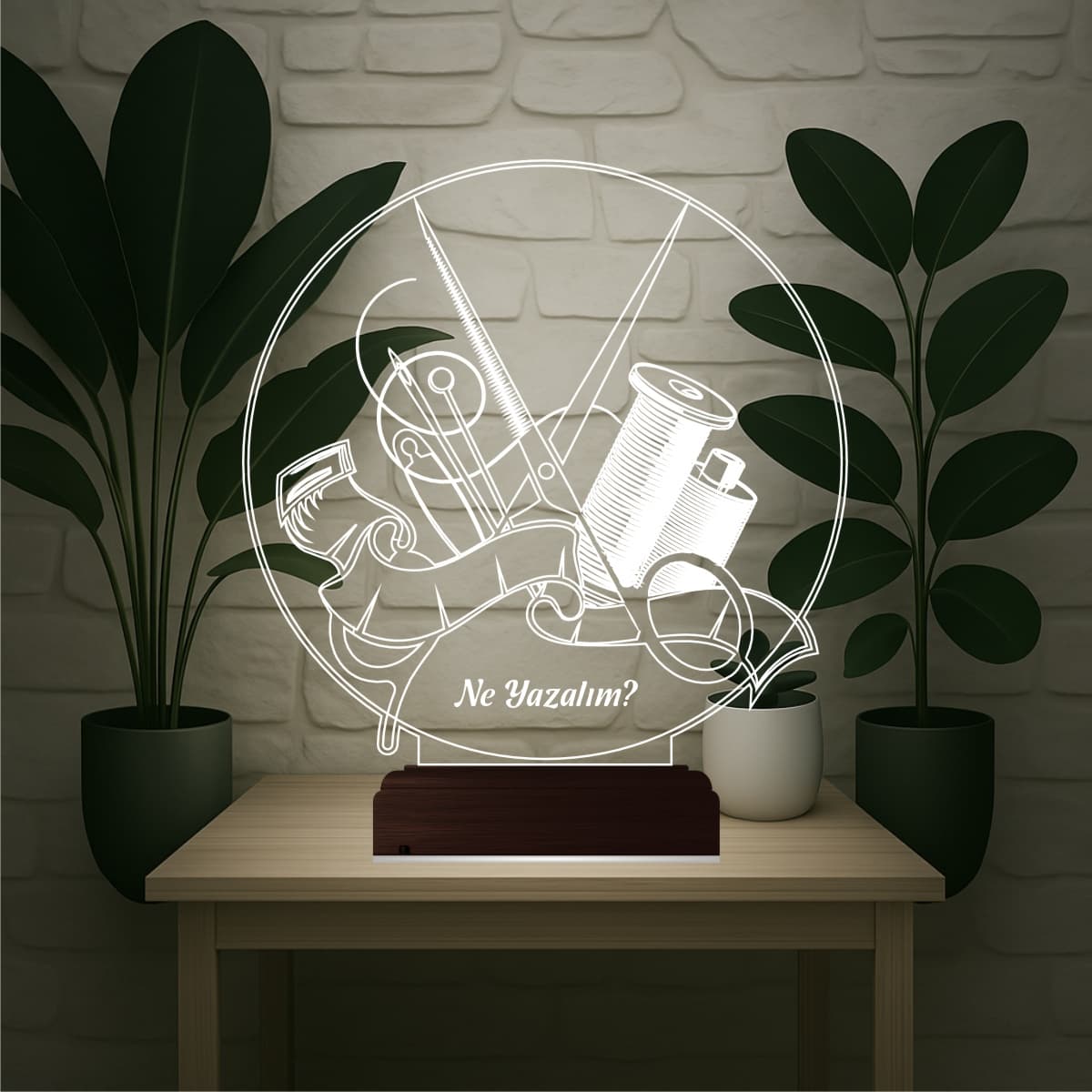 Швейные инструменты — 3D LED Ночник | Подарок швее