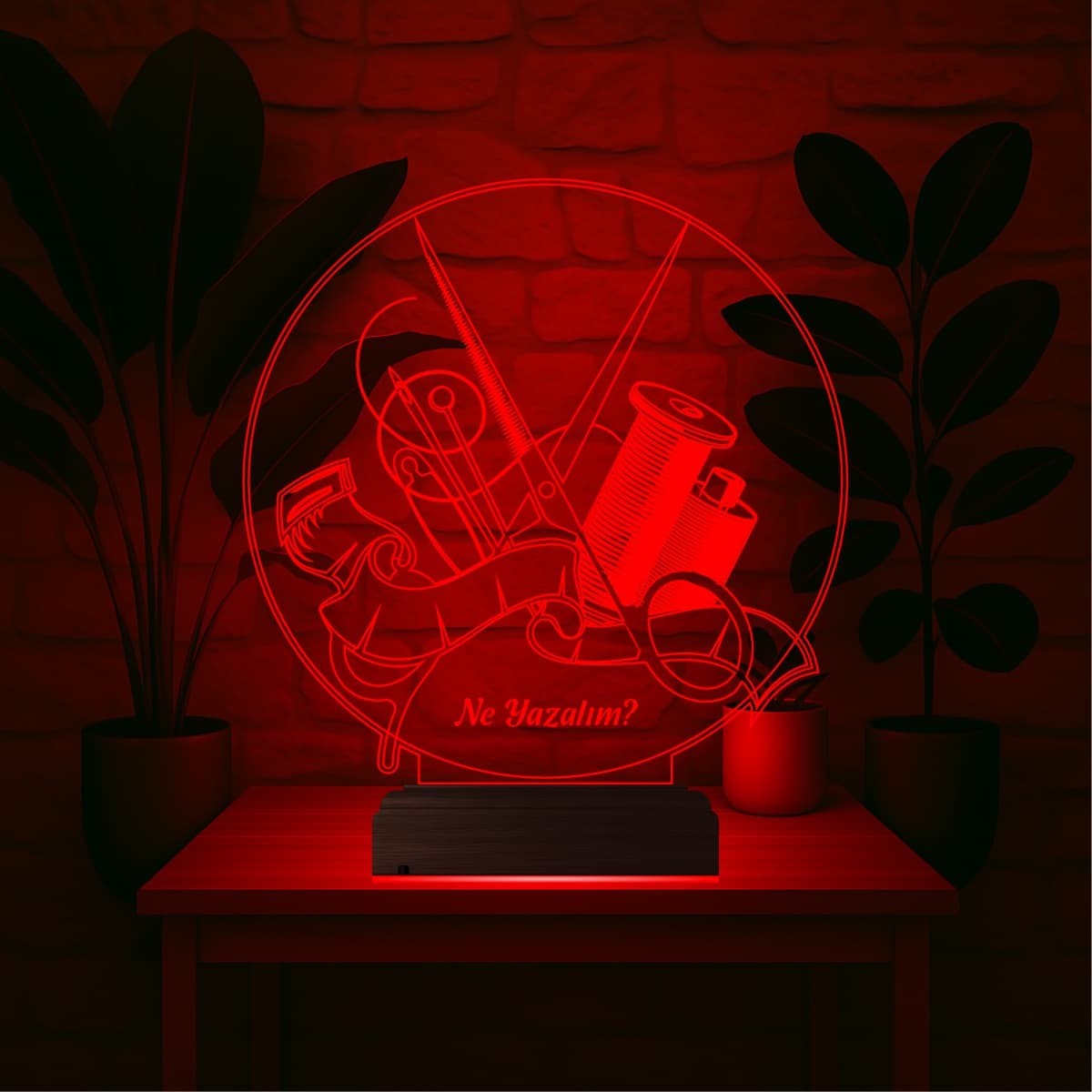 Швейные инструменты — 3D LED Ночник | Подарок швее 6