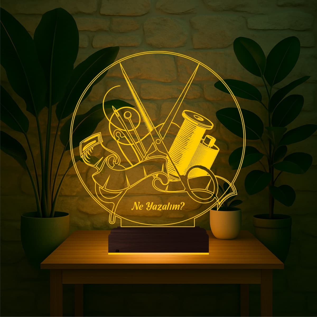 Швейные инструменты — 3D LED Ночник | Подарок швее 7