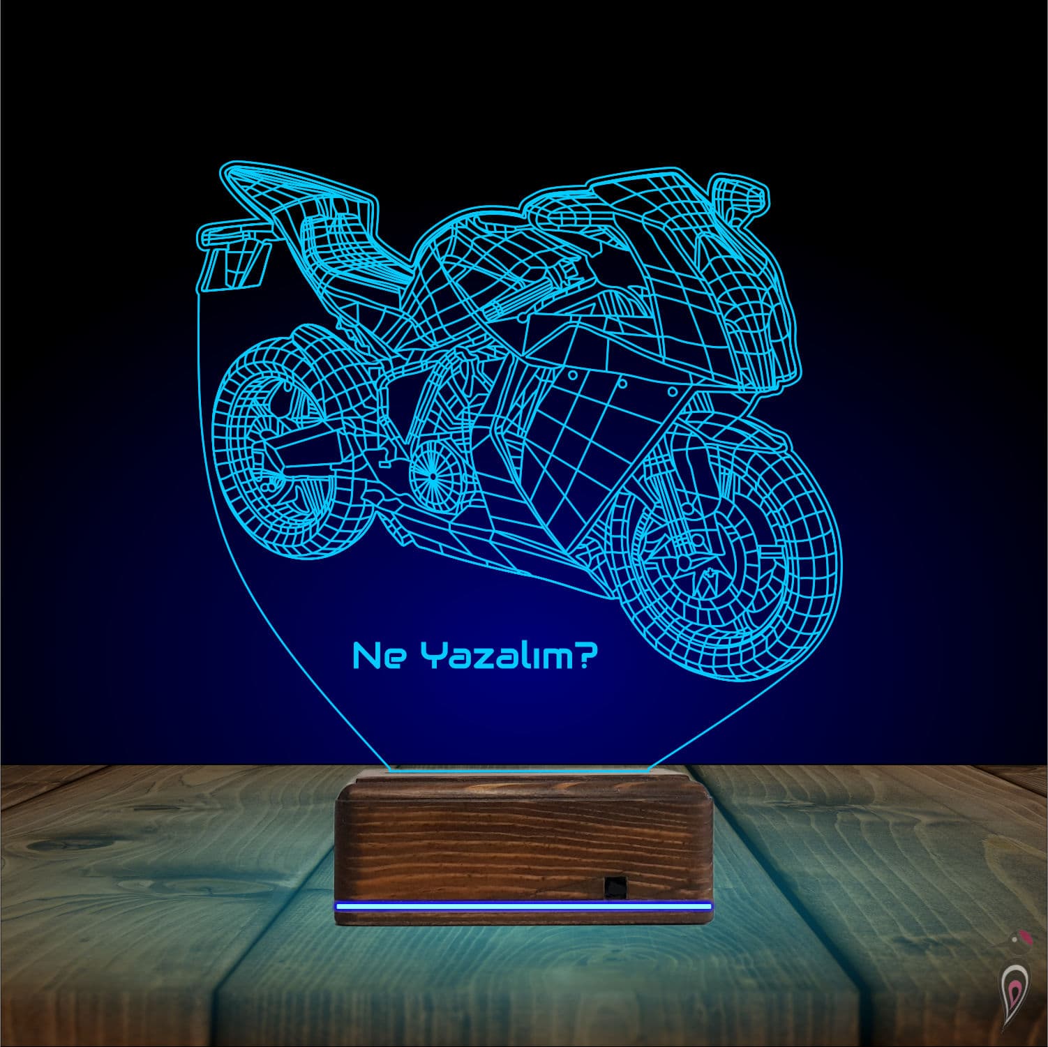 Мотоцикл — 3D LED Ночник | Подарок мужчине 10