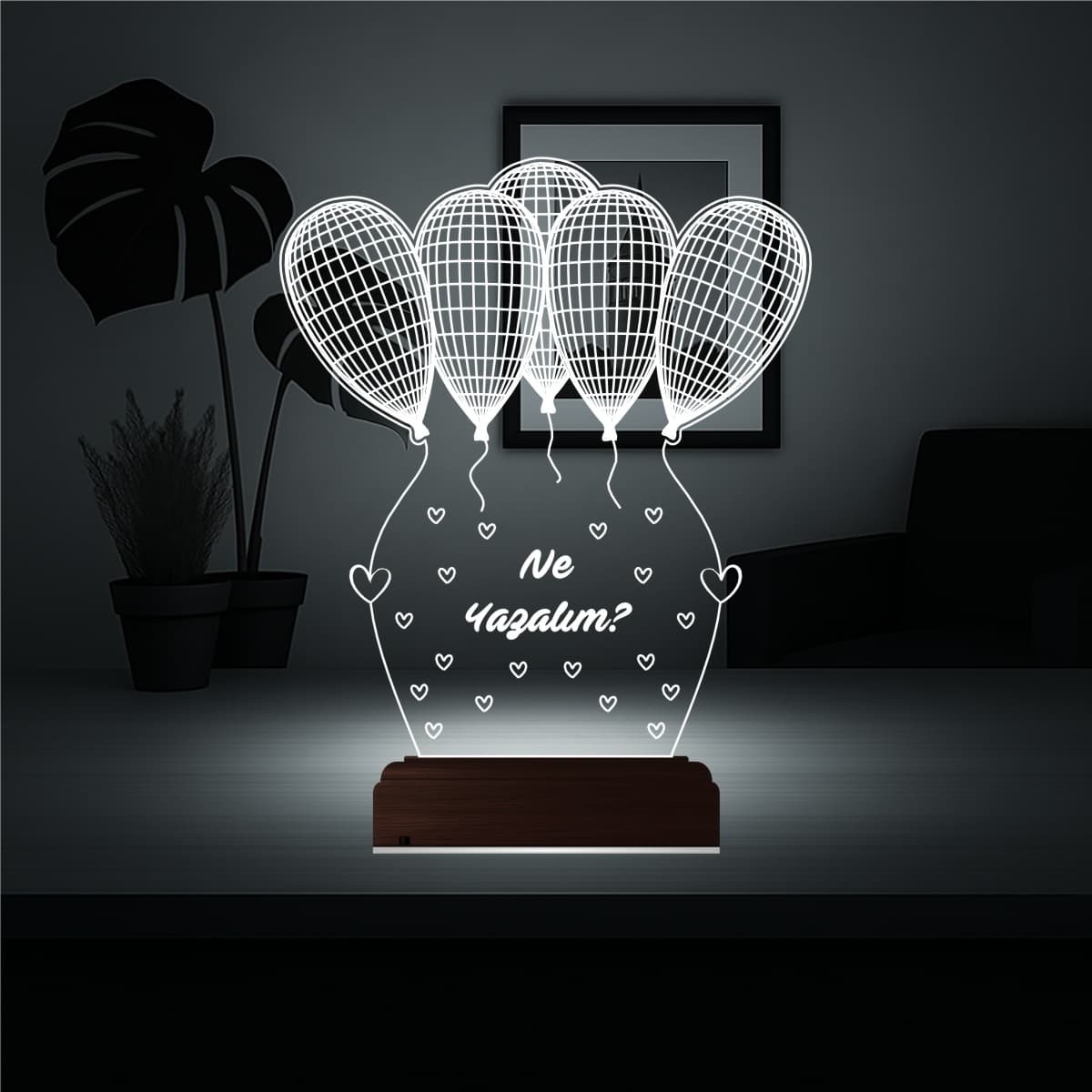 Воздушные шары — 3D LED Ночник | Романтический подарок 1