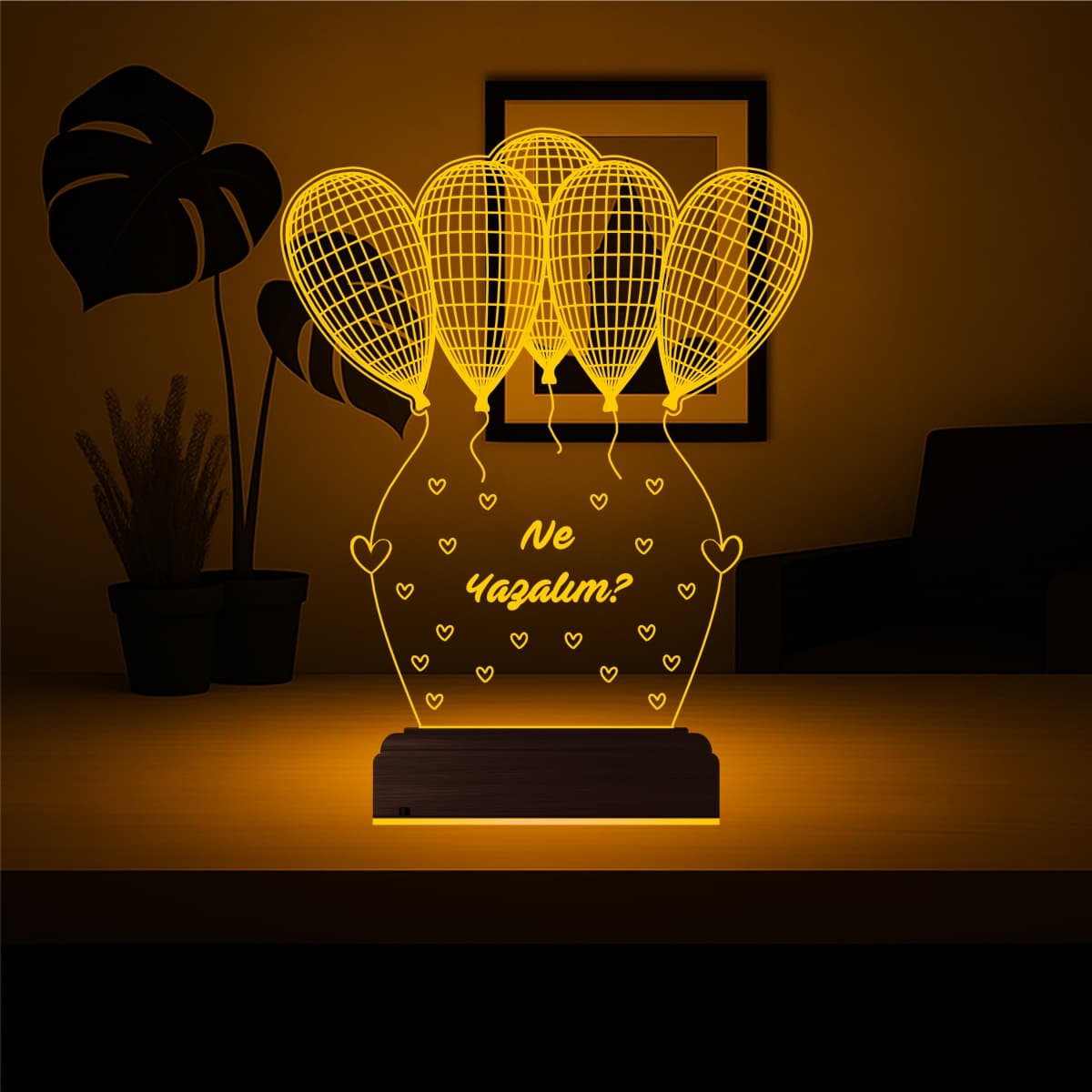 Воздушные шары — 3D LED Ночник | Романтический подарок 7