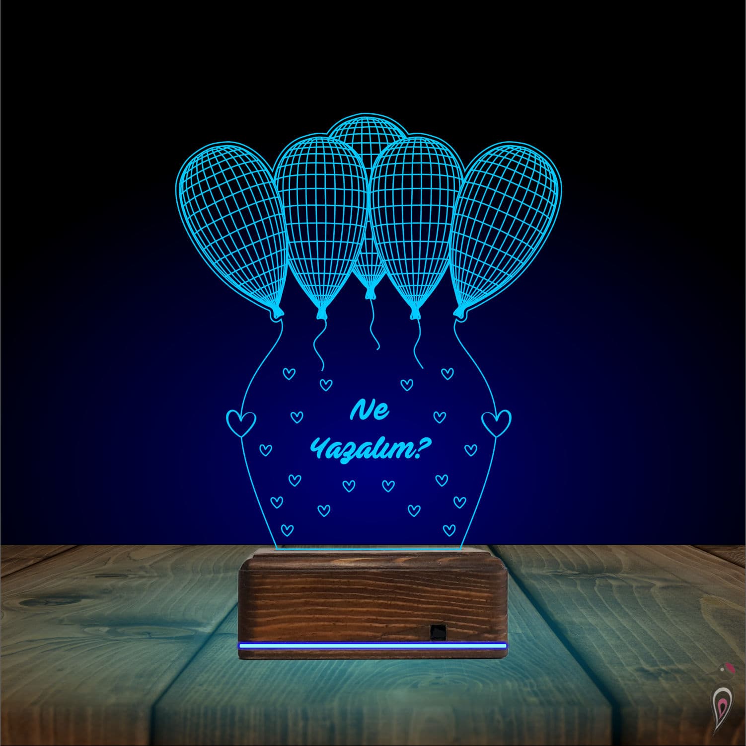 Воздушные шары — 3D LED Ночник | Романтический подарок 10