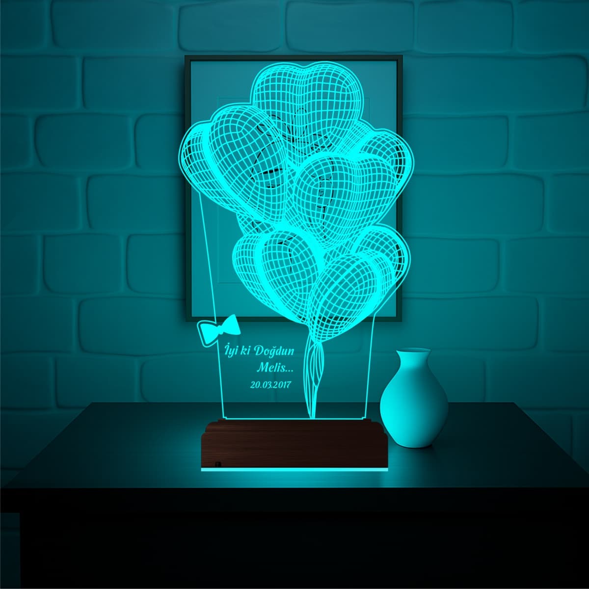 Воздушные шары с портретом — 3D LED Ночник | День рождения 3