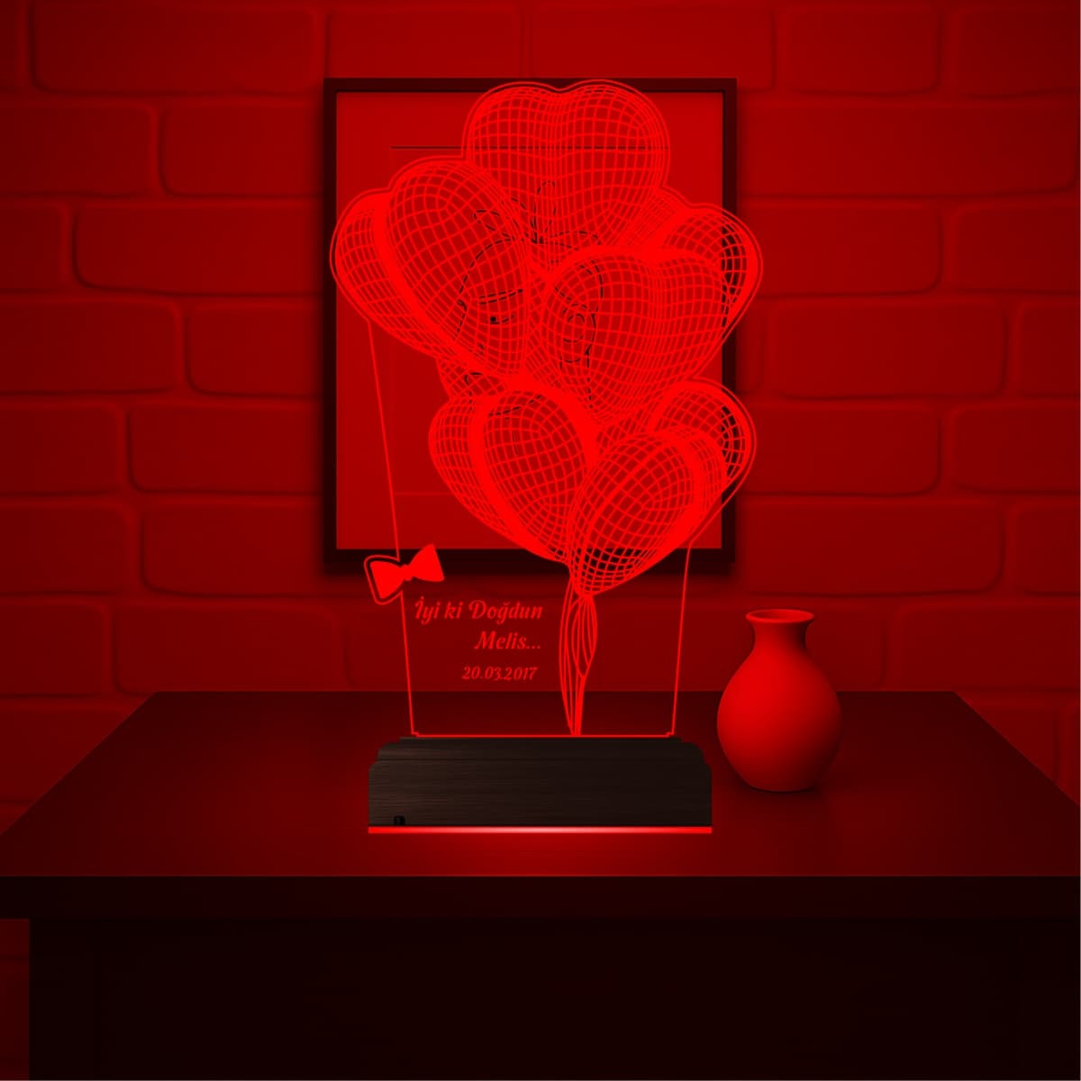 Воздушные шары с портретом — 3D LED Ночник | День рождения 6