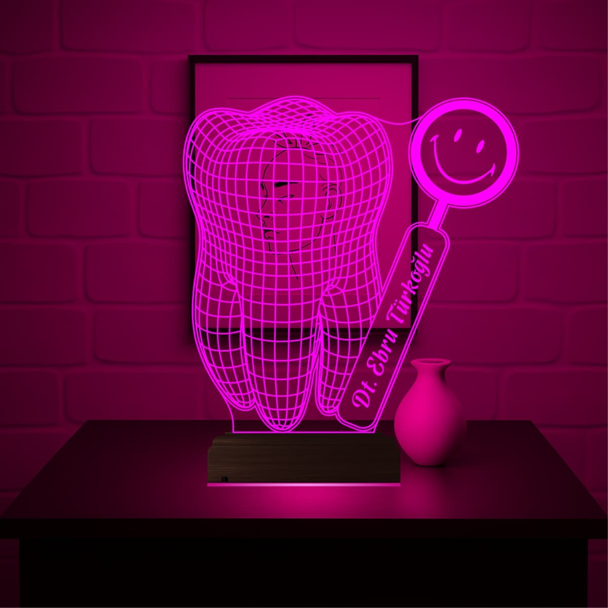 Зуб Стоматолога — 3D LED Ночник | Подарок врачу 5