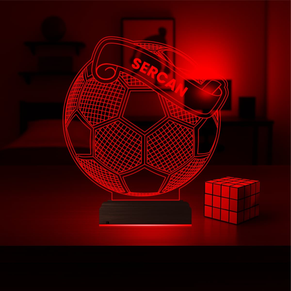 Футбольный мяч — 3D LED Ночник | Подарок футболисту 6