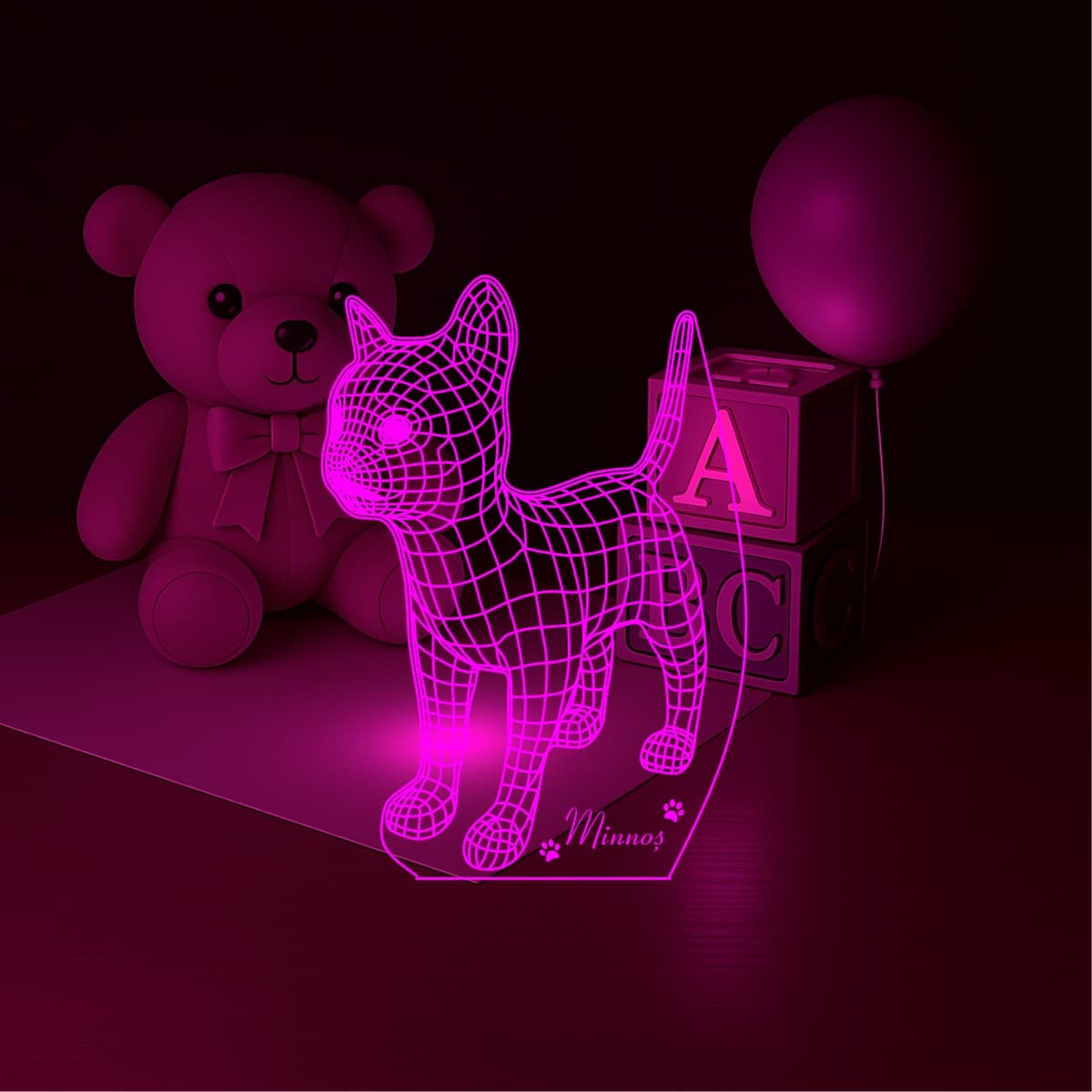 Кошка — 3D LED Ночник | Подарок ребёнку 5