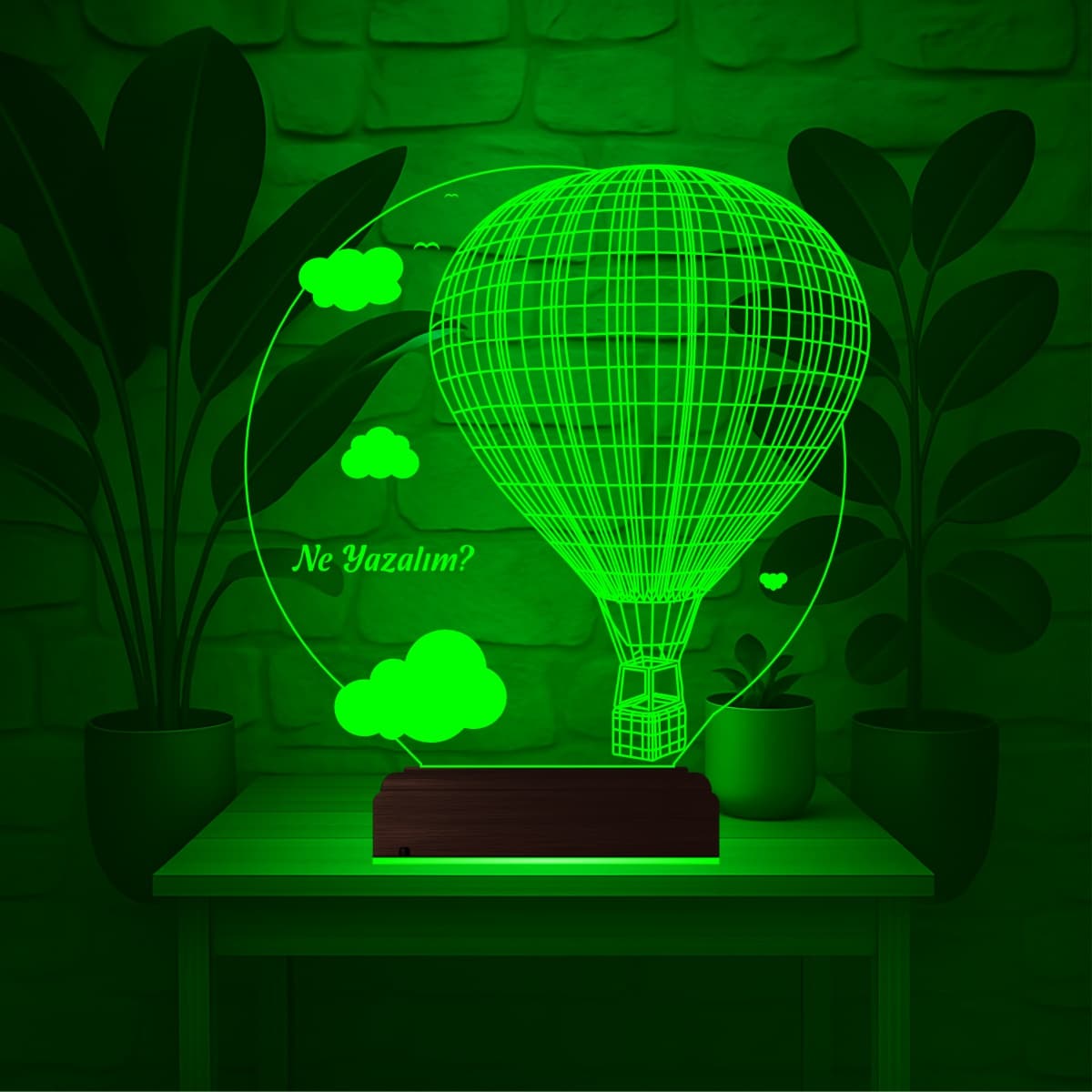 Воздушный шар — 3D LED Ночник | Именной подарок 4