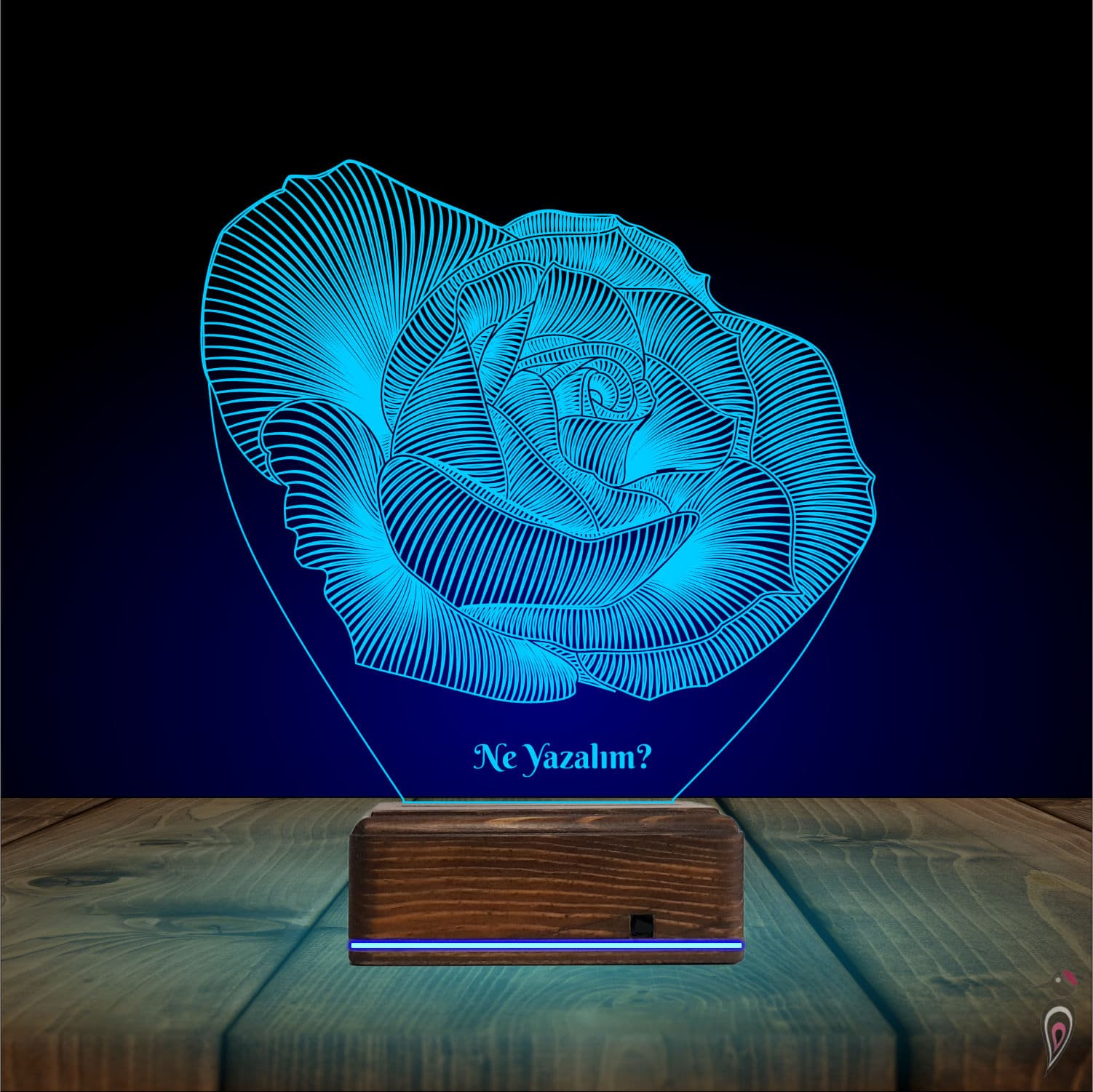 Роза — 3D LED Ночник | Романтический подарок 10