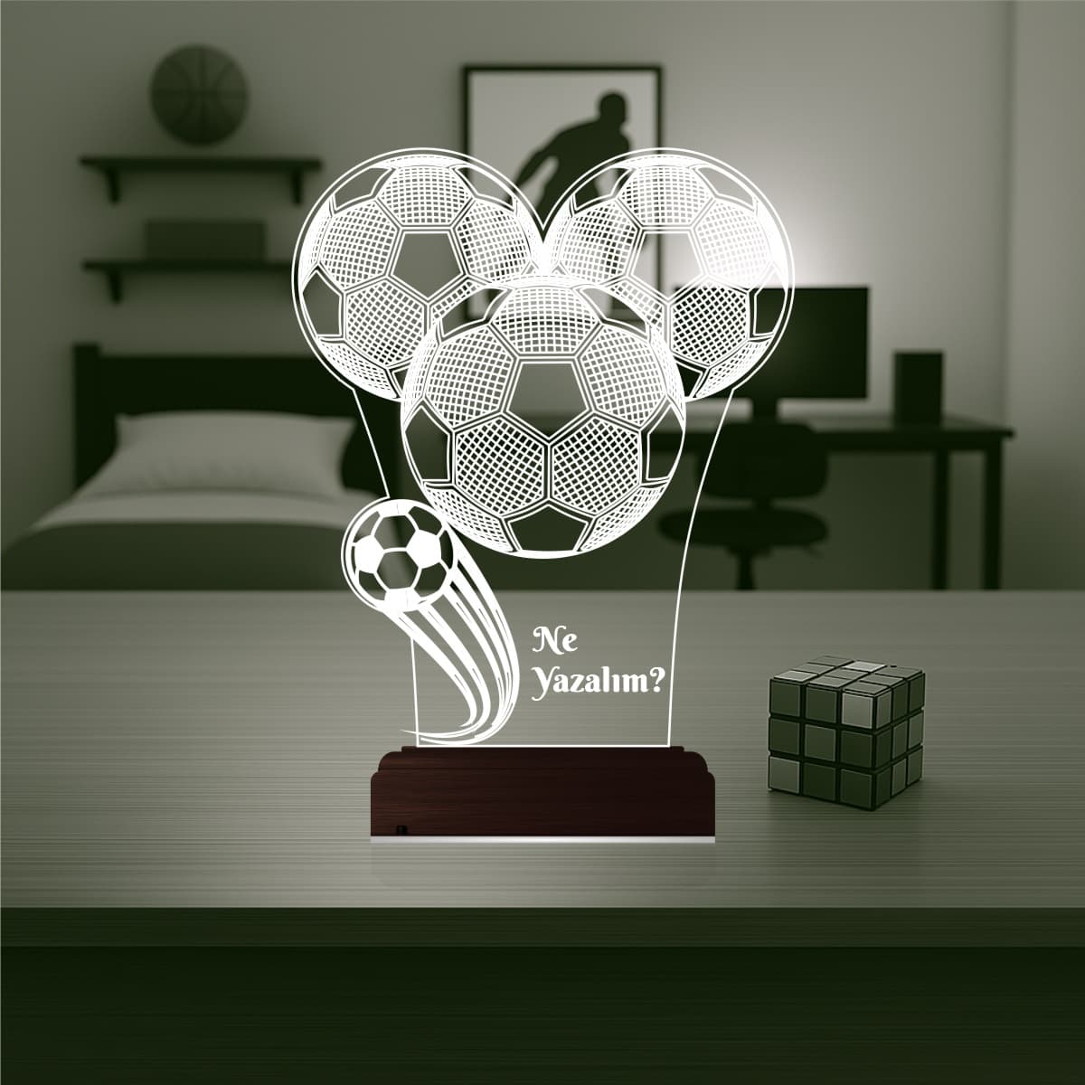 Футбол — 3D LED Ночник | Подарок юному спортсмену 1