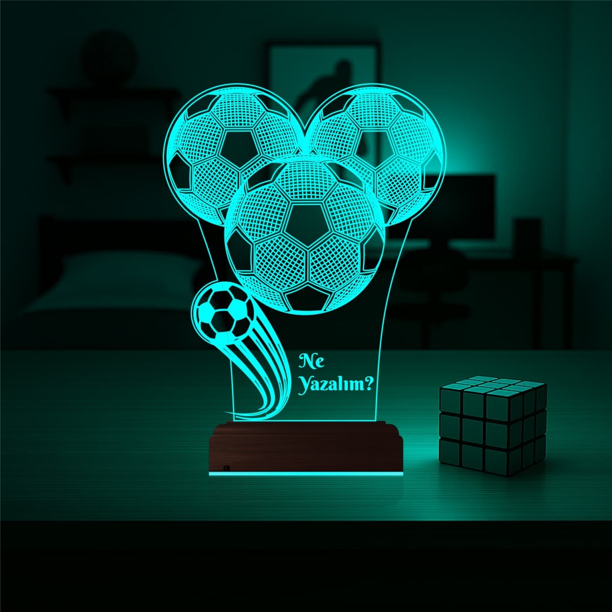 Футбол — 3D LED Ночник | Подарок юному спортсмену 3