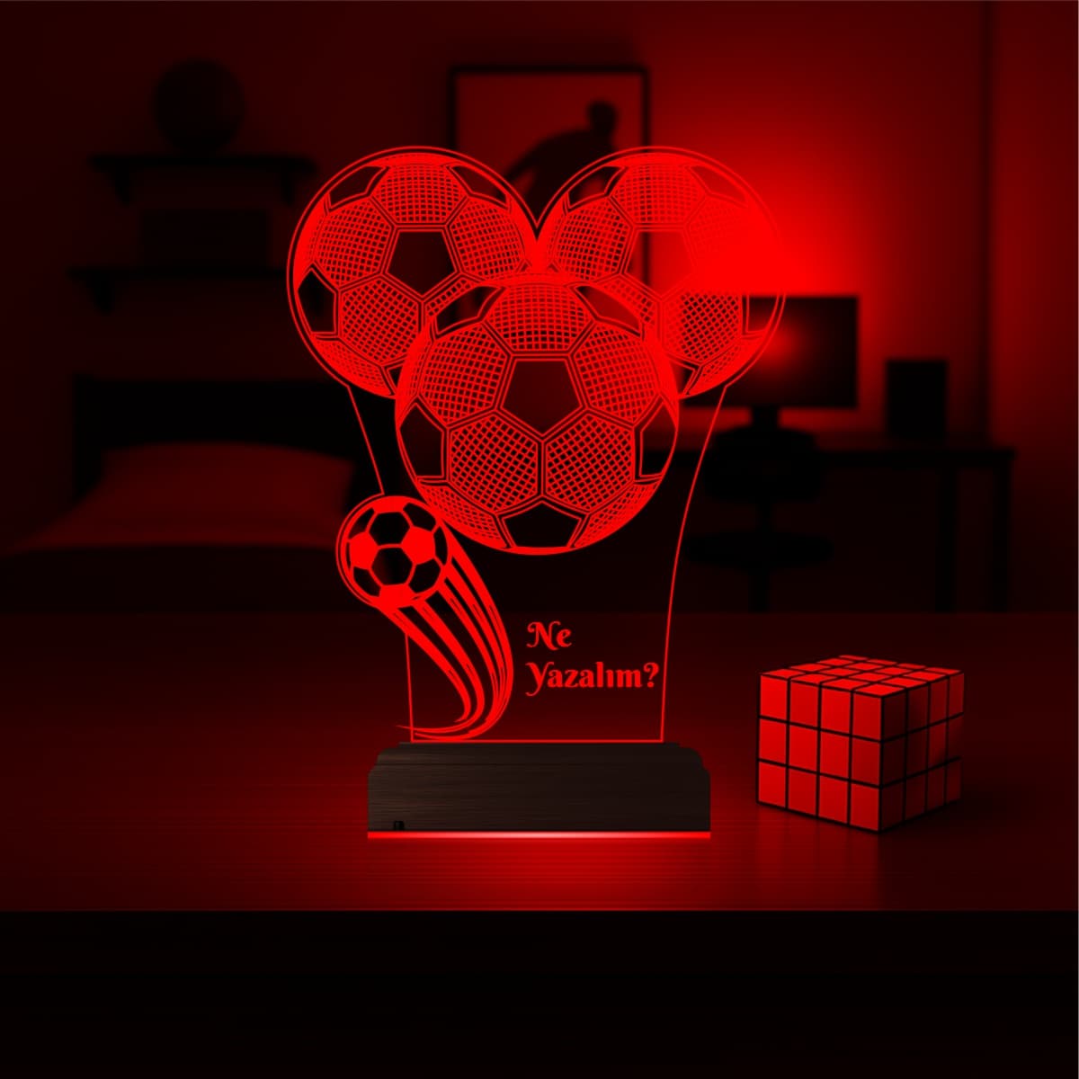 Футбол — 3D LED Ночник | Подарок юному спортсмену 6