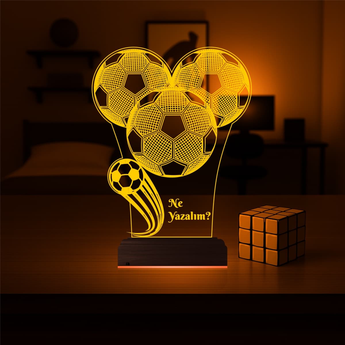 Футбол — 3D LED Ночник | Подарок юному спортсмену 7