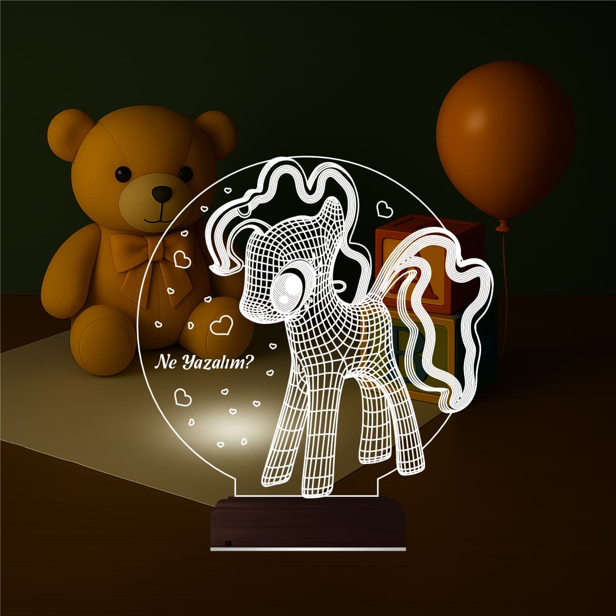 Пони — 3D LED Ночник | Подарок ребенку 7