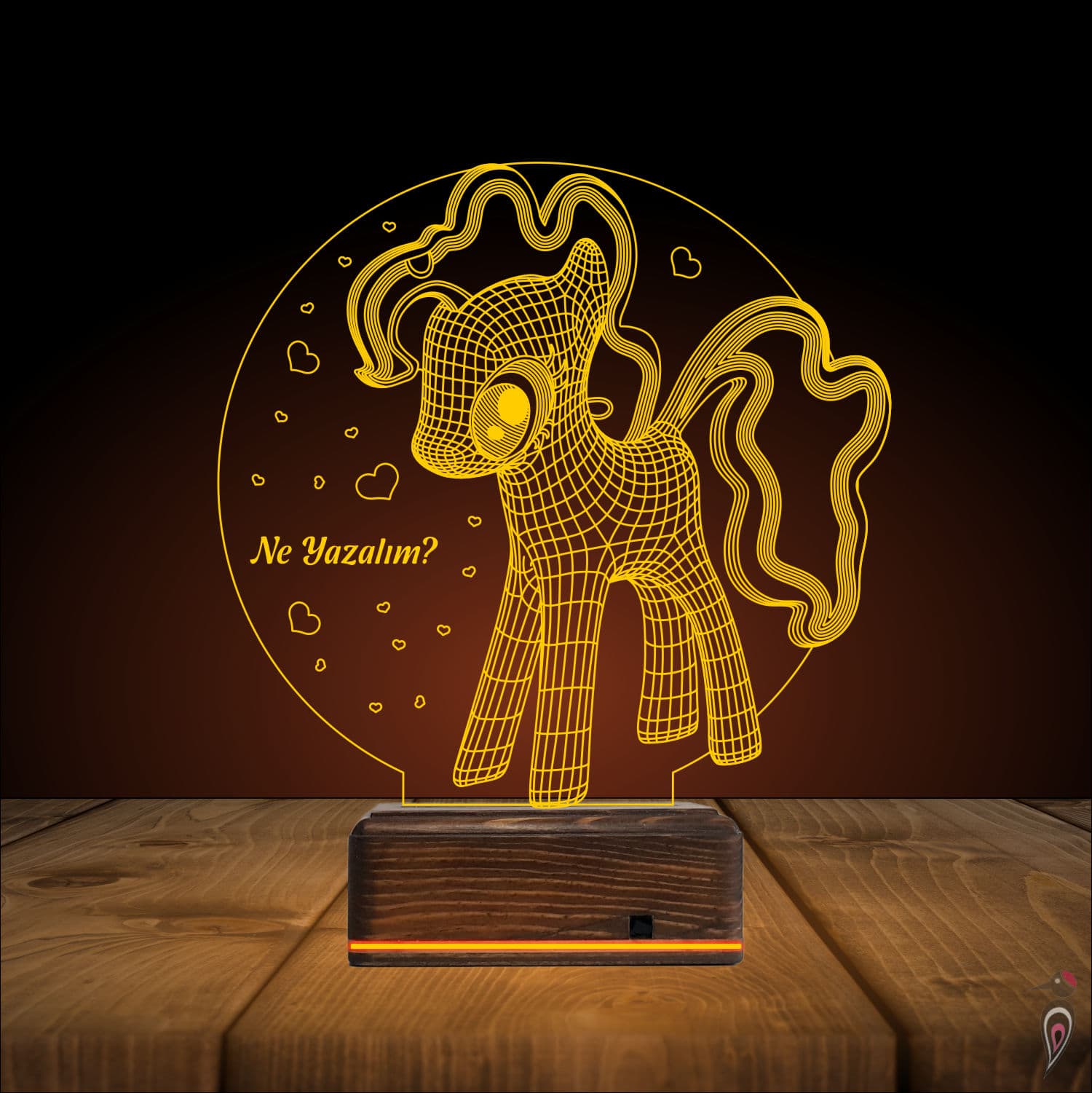 Пони — 3D LED Ночник | Подарок ребенку 9