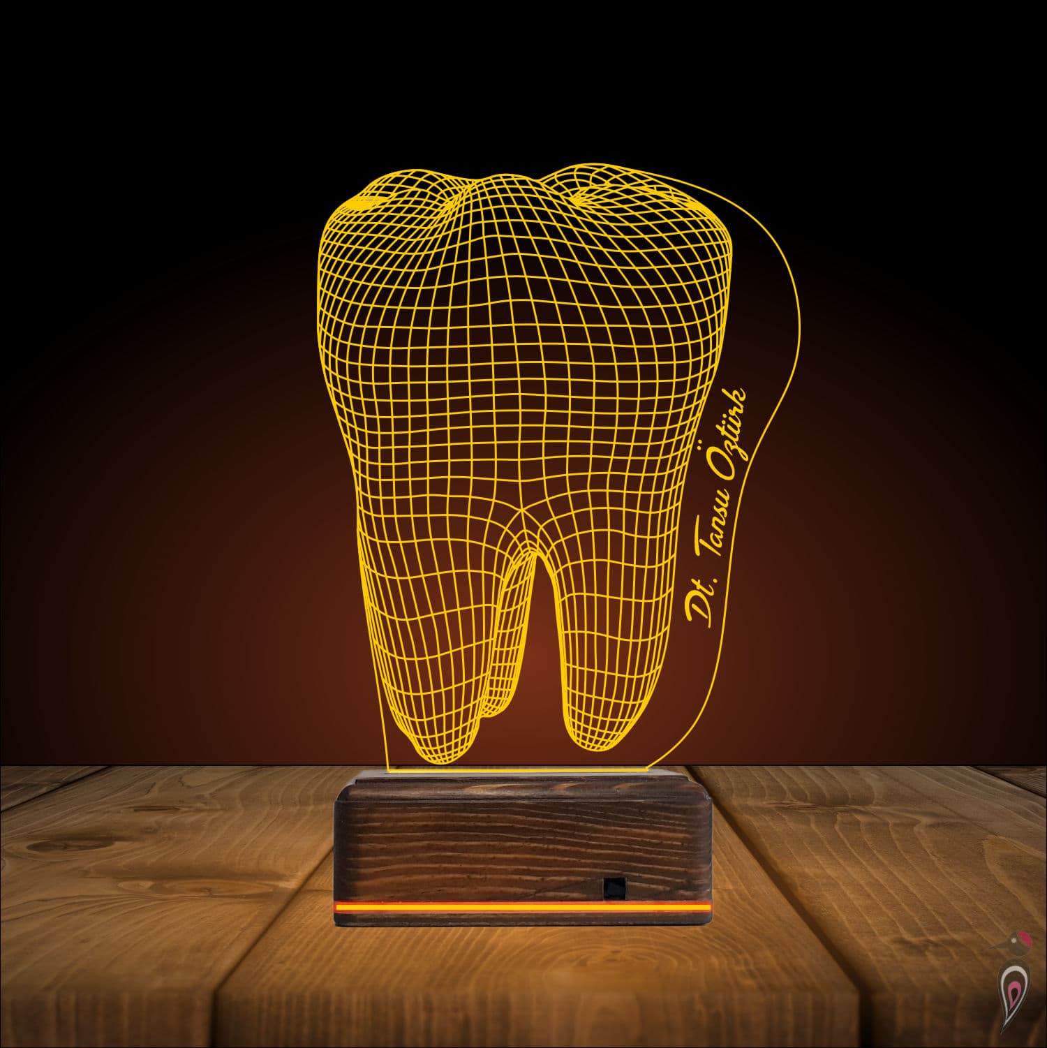 Зуб 3D Ночник для Стоматолога 9