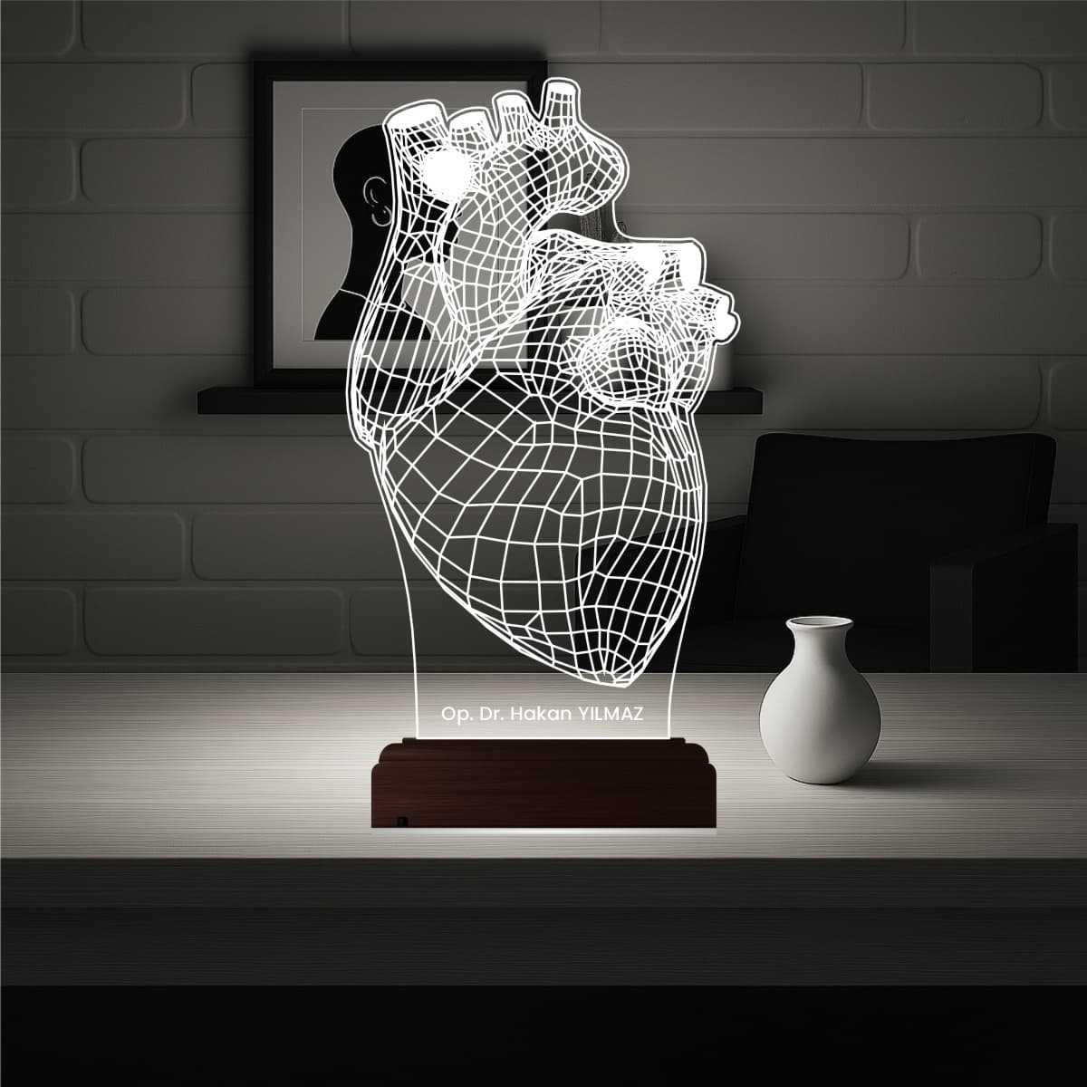 Анатомическое сердце — 3D LED Ночник | Подарок врачу 1
