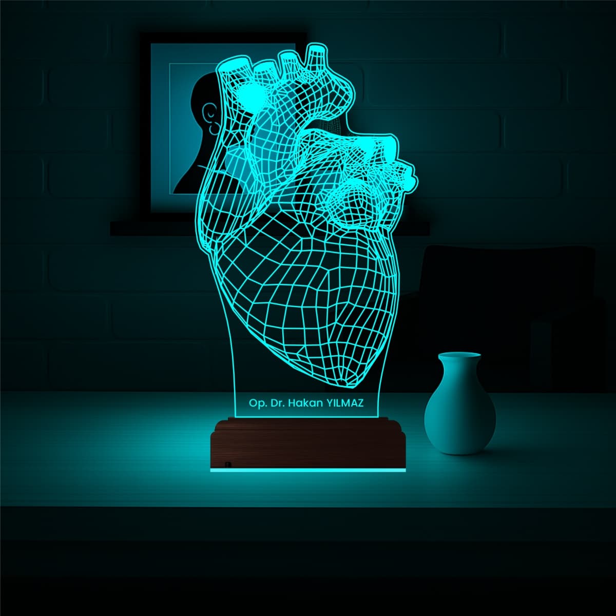 Анатомическое сердце — 3D LED Ночник | Подарок врачу 3