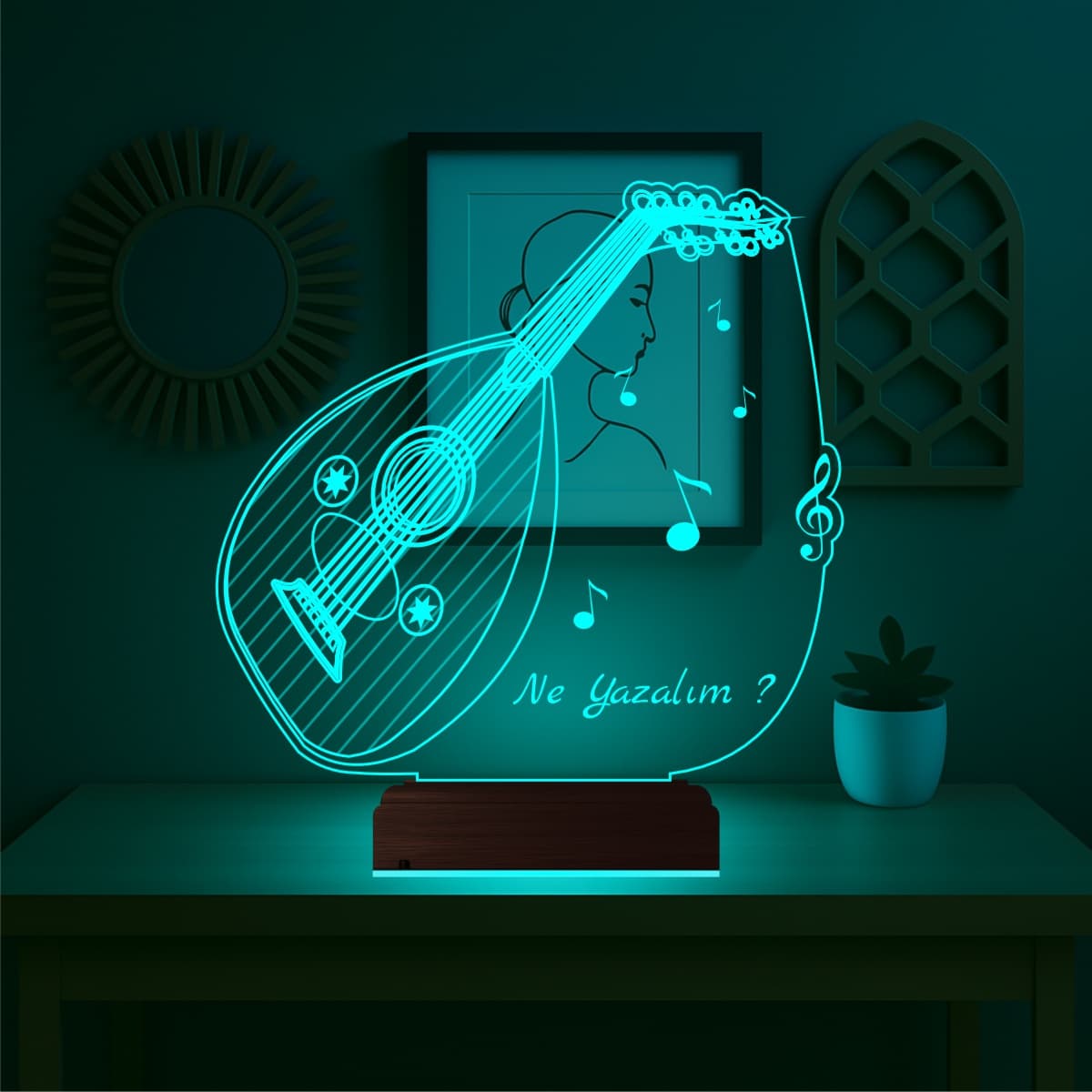 Уд — 3D LED Ночник | Подарок музыканту 6