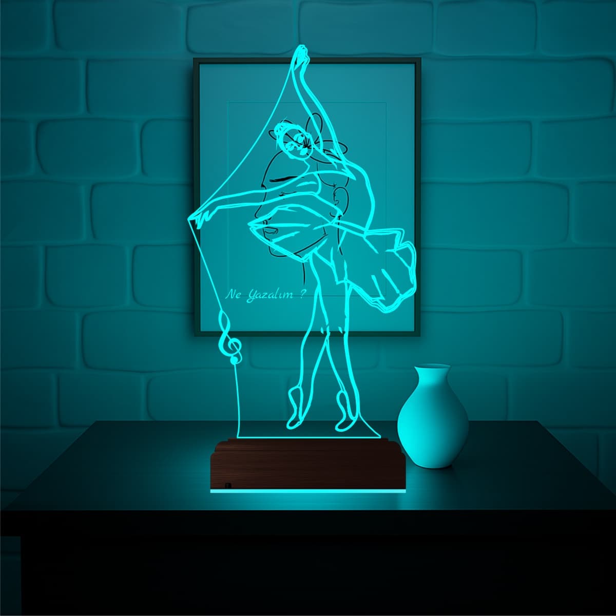 Балерина — 3D LED Ночник | Подарок для танцовщицы 3