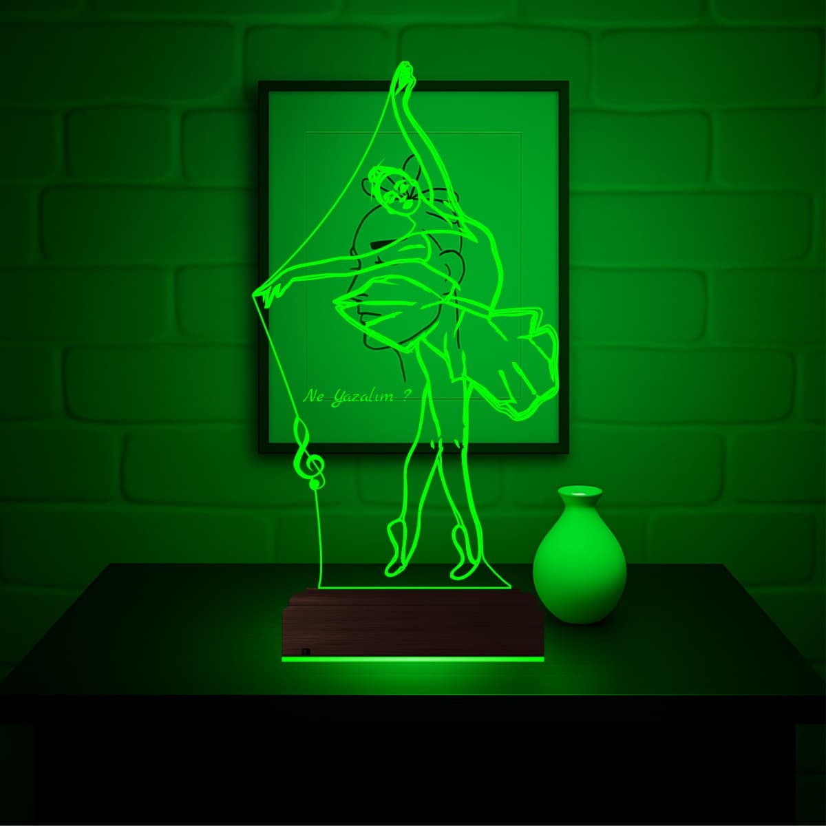 Балерина — 3D LED Ночник | Подарок для танцовщицы 4