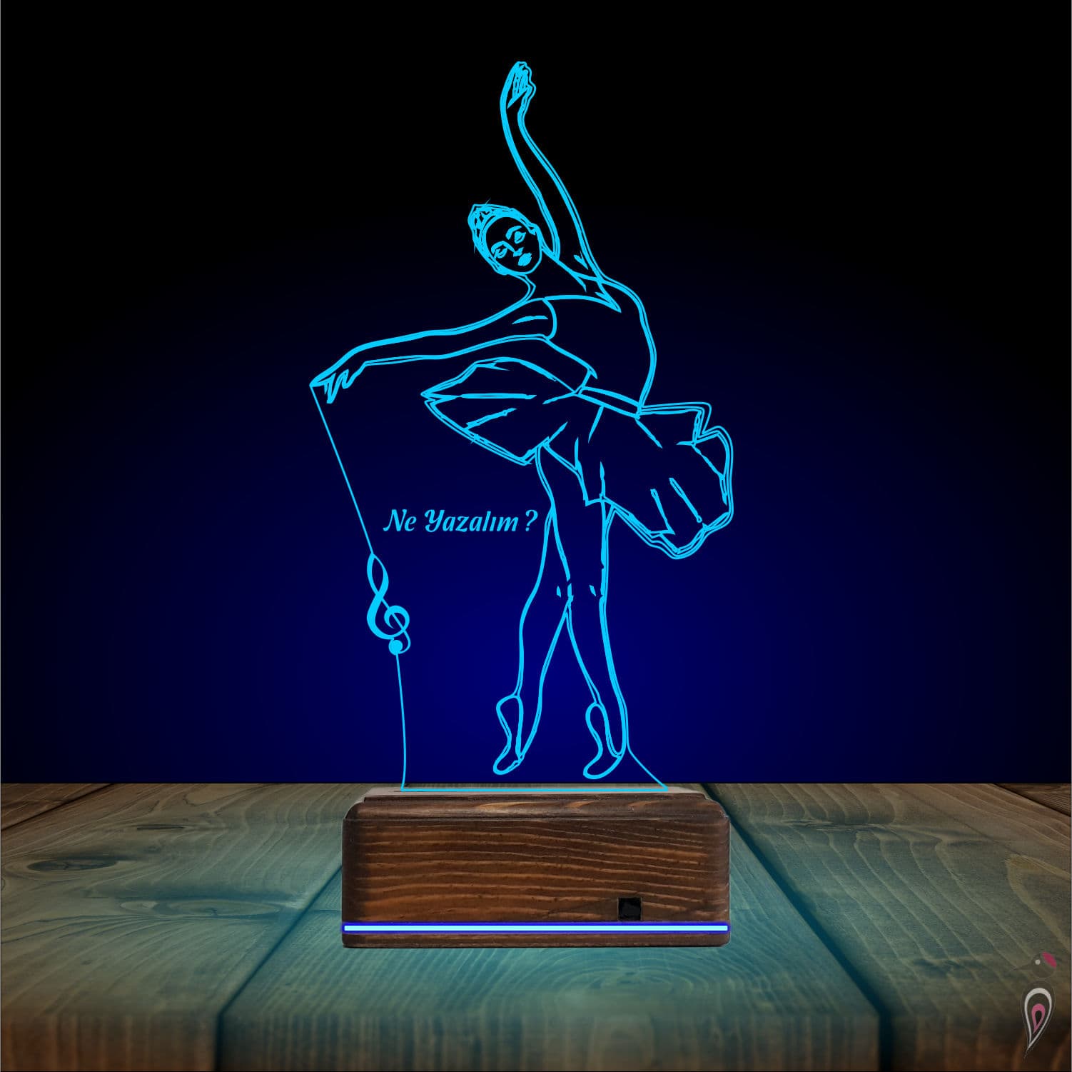Балерина — 3D LED Ночник | Подарок для танцовщицы 10