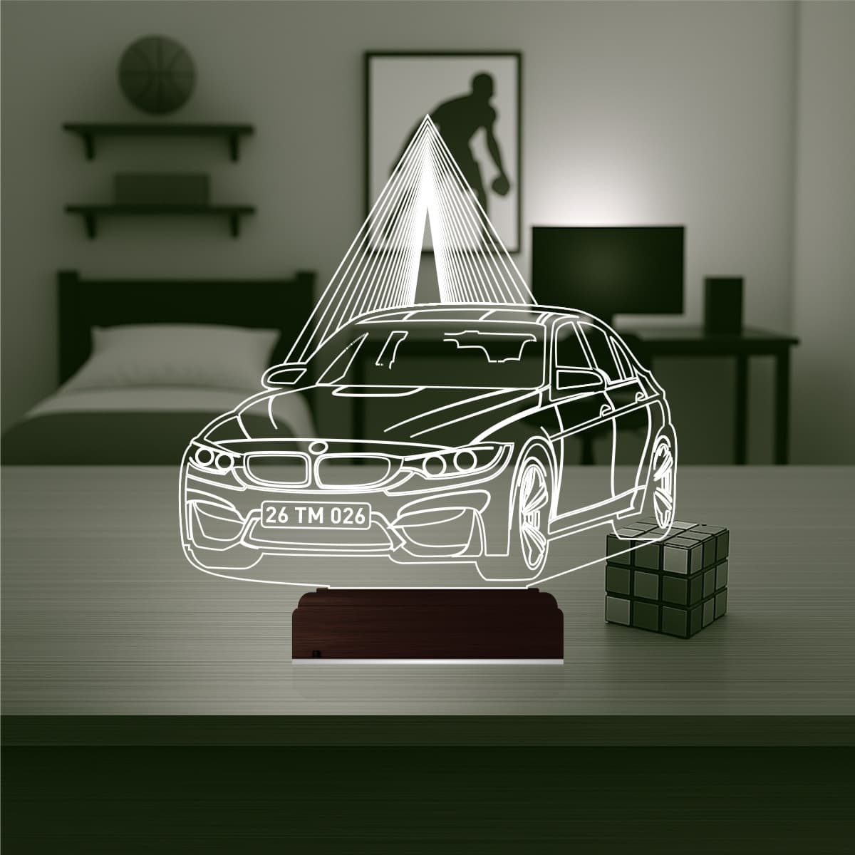 BMW — 3D LED Ночник | Подарок мужчине или автолюбителю