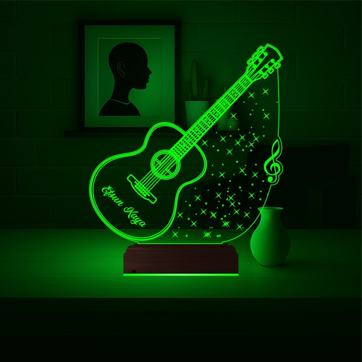 Гитара Именной 3D Ночник 1