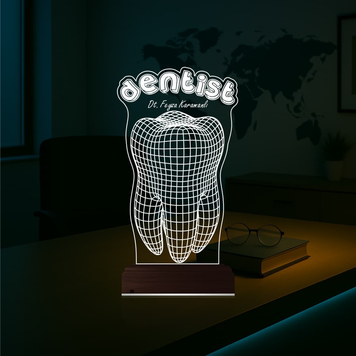 Зуб Стоматолога — 3D LED Ночник | Подарок врачу 1