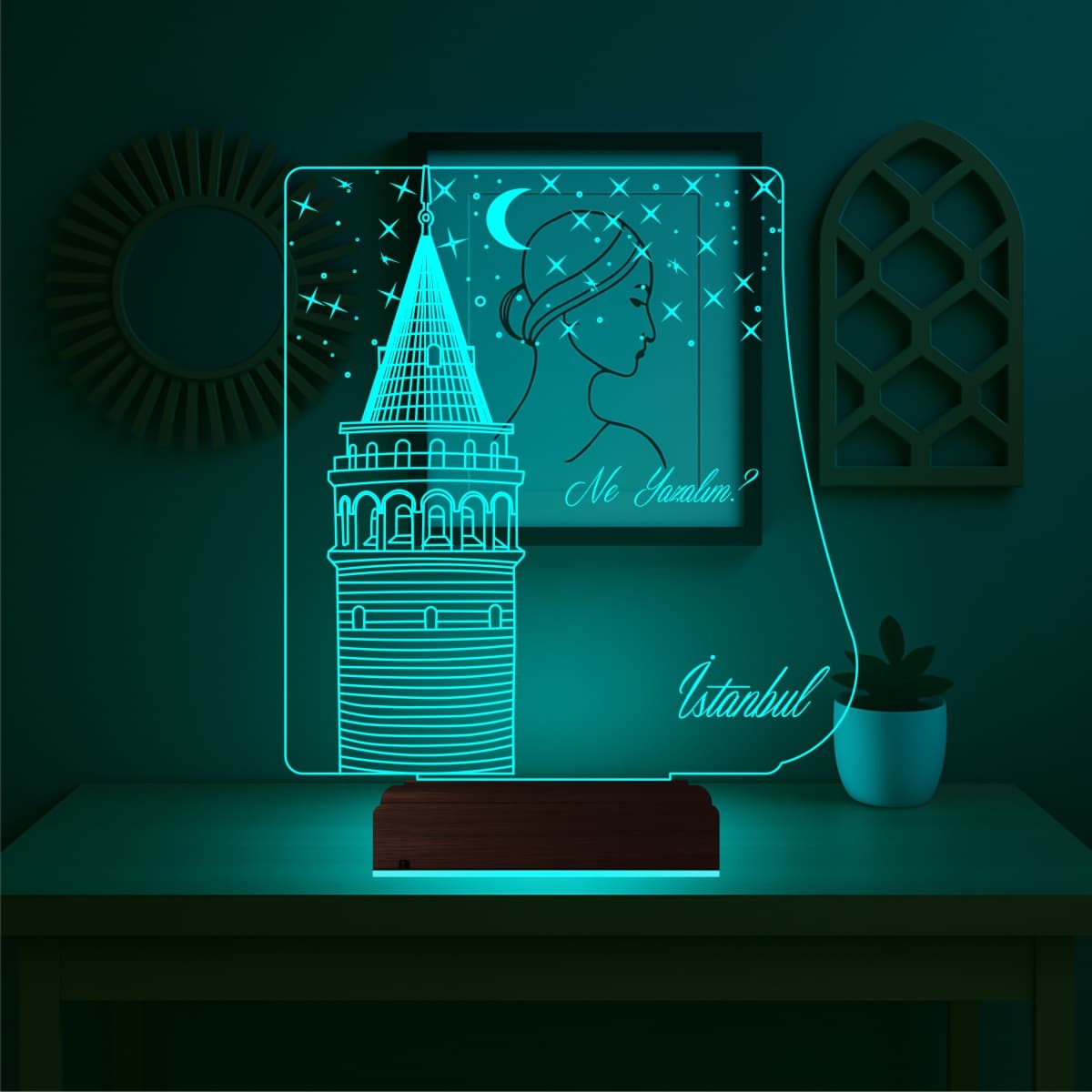 Галатская башня — 3D LED Ночник | Романтический подарок 4