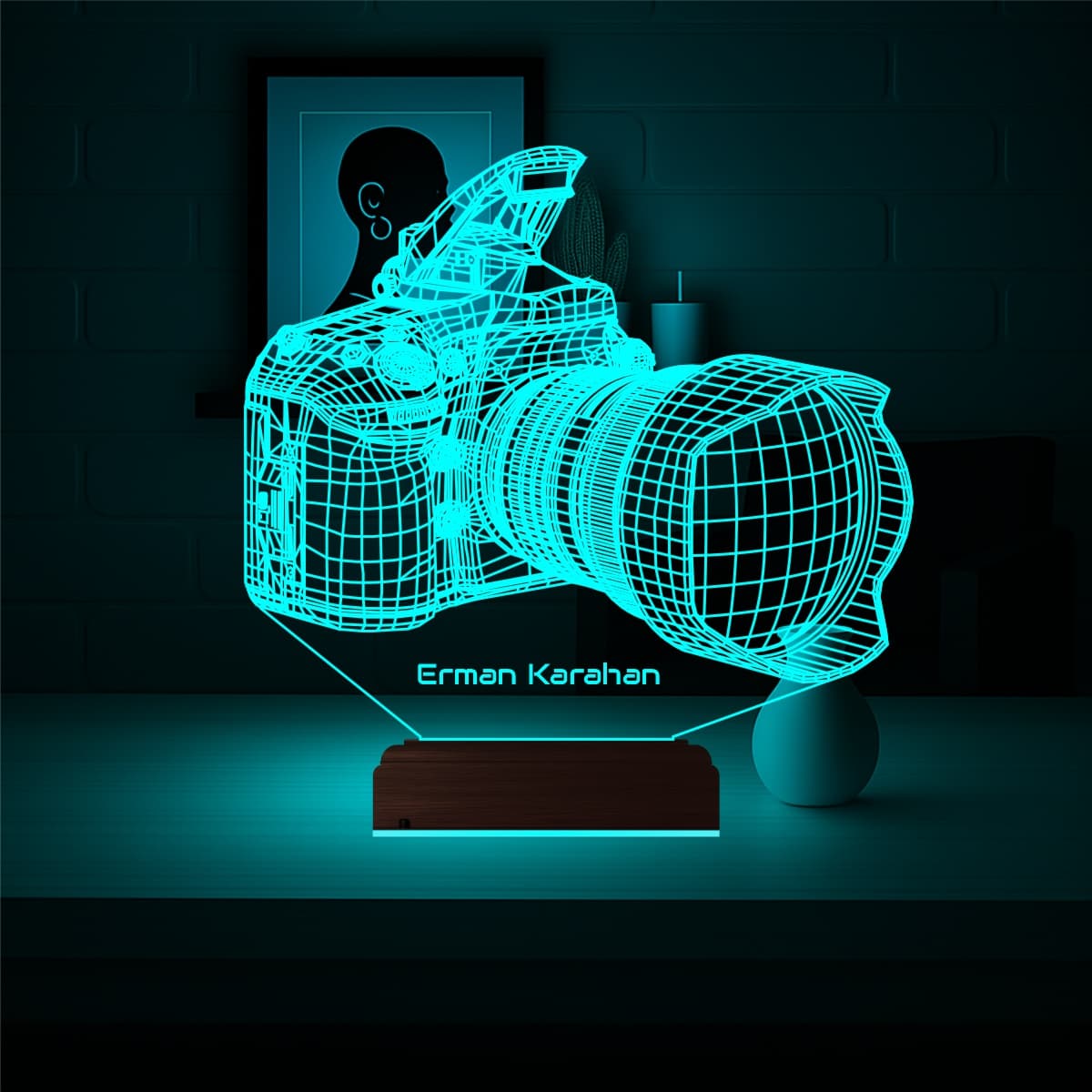 Фотоаппарат — 3D LED Ночник | Подарок фотографу 3