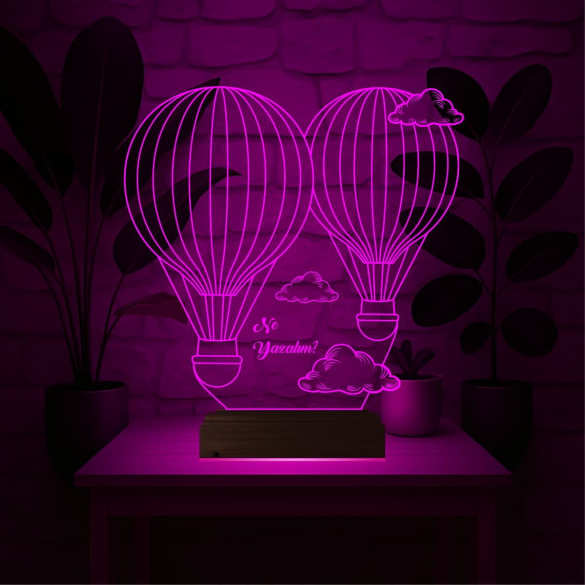 Воздушные шары 3D Ночник с именем 5