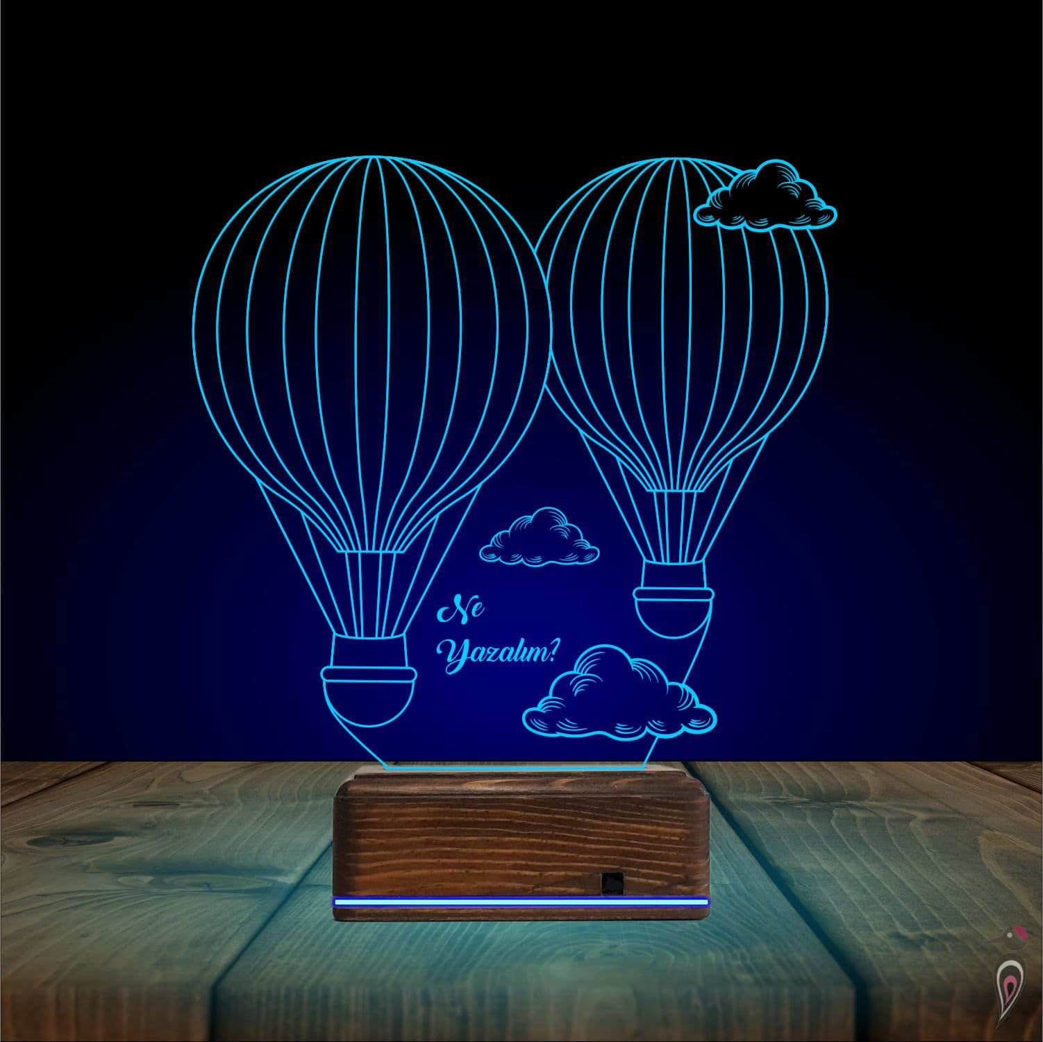 Воздушные шары 3D Ночник с именем 10