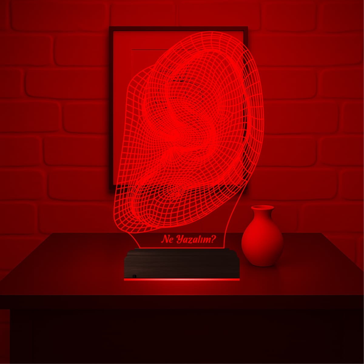 Ухо — 3D LED Ночник | Подарок врачу-отоларингологу 6