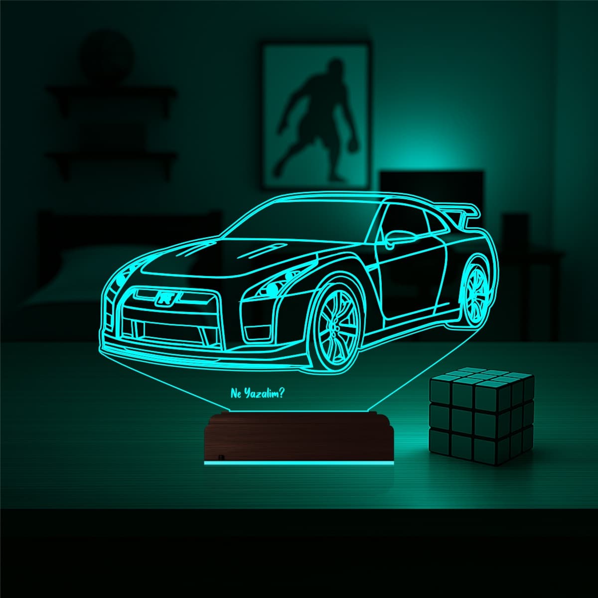 Nissan GT-R 3D Ночник 1