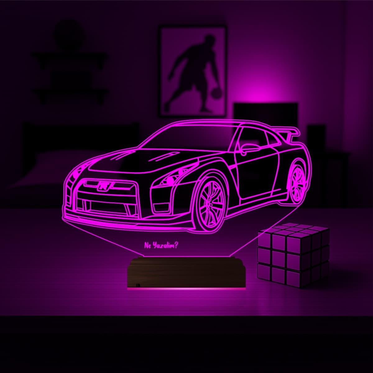 Nissan GT-R 3D Ночник 4